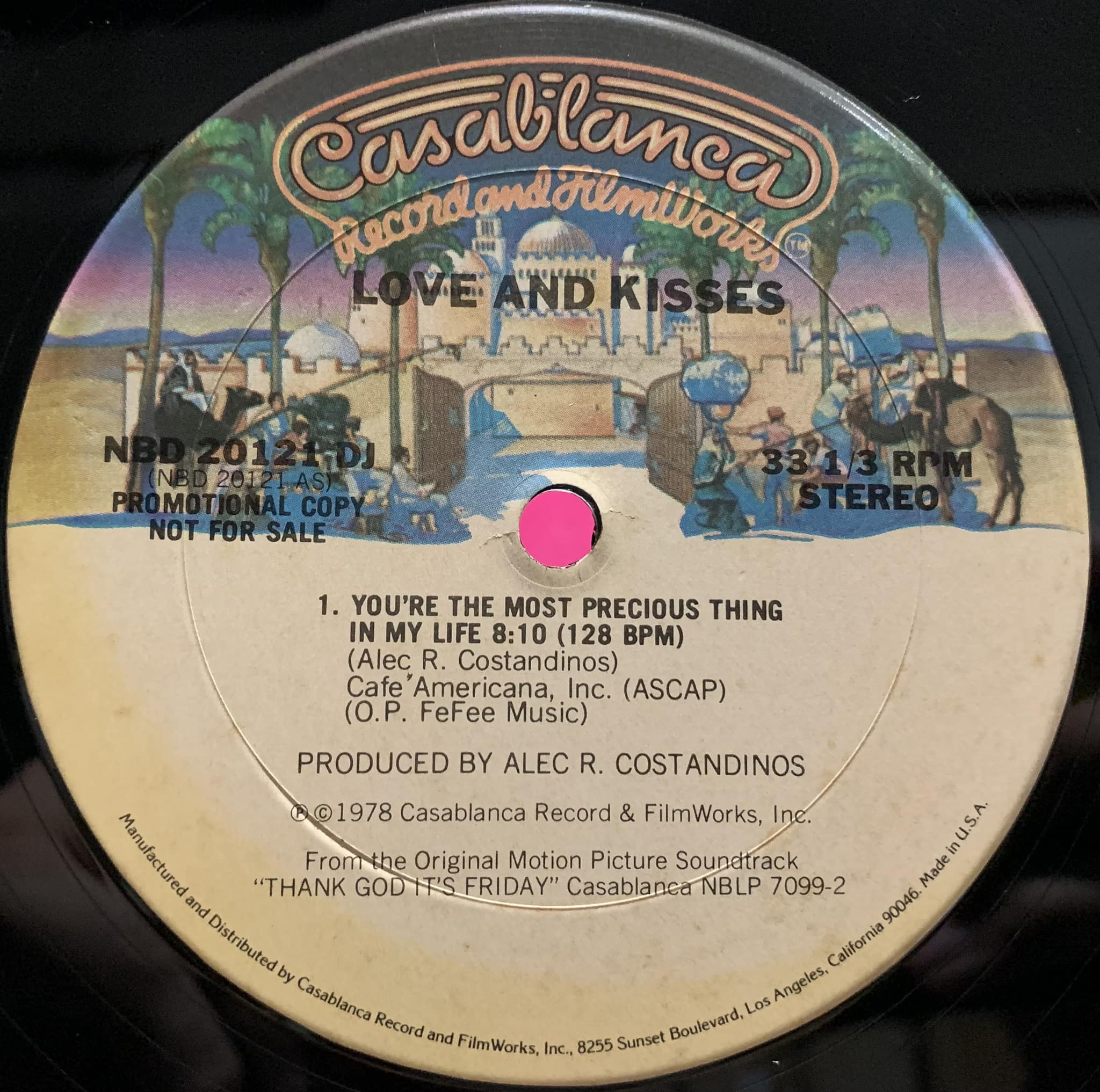 LOVE AND KISSES (1977) prod by Alec R. Costandinos, arr. By Don