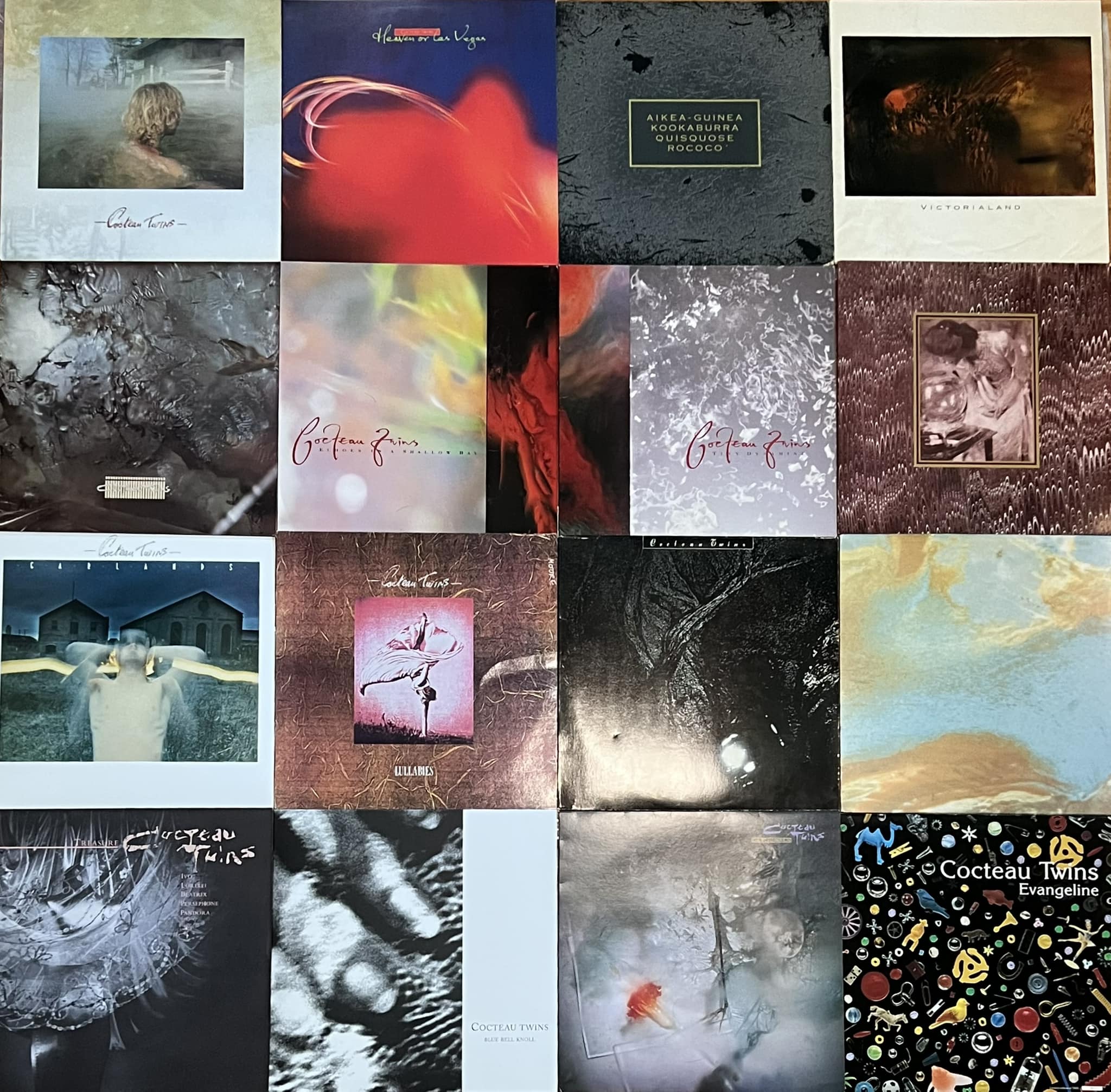 Cocteau Twins Treasure hiding boxset 4cd Near mint $260