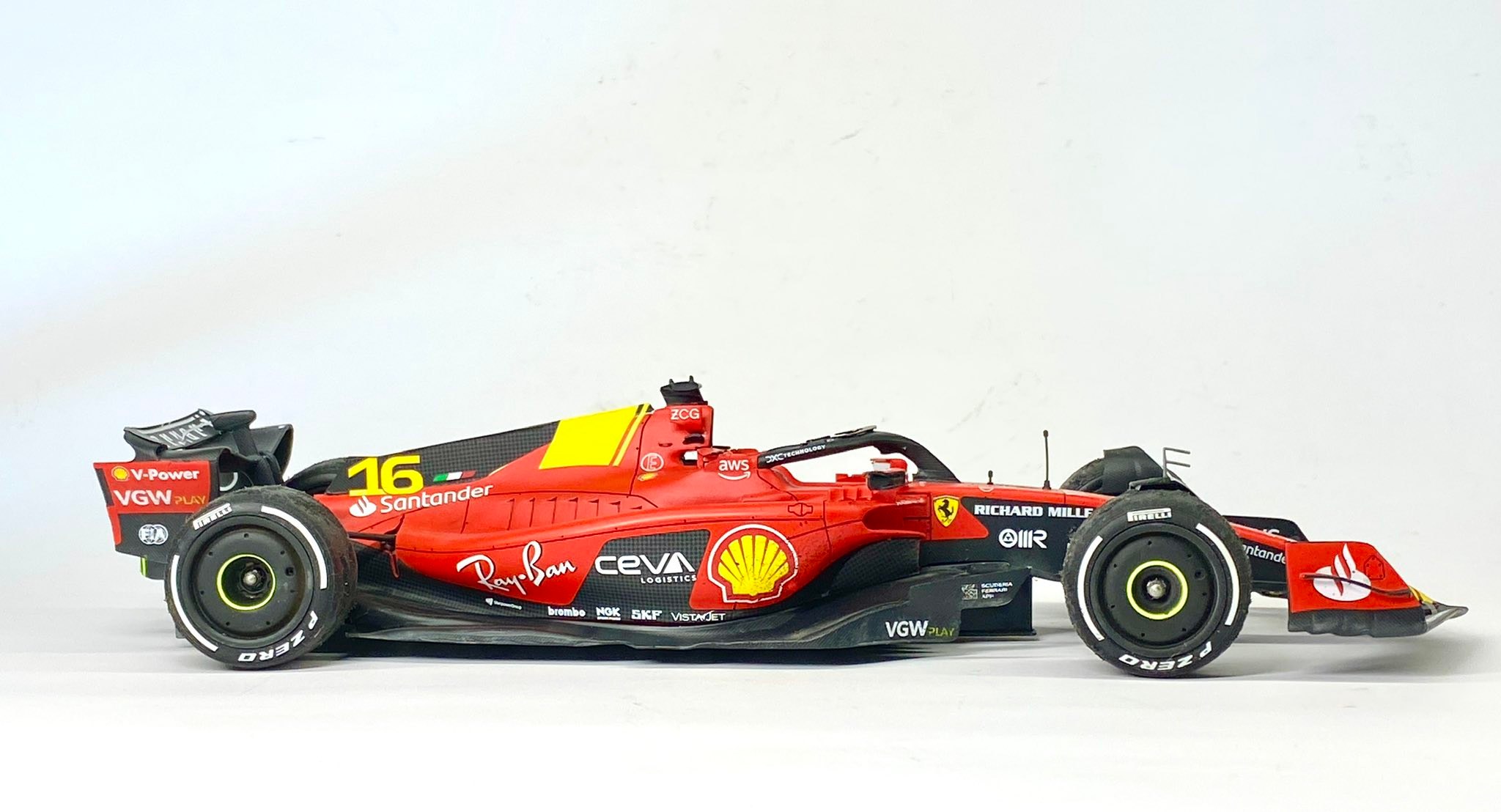 Ferrari SF23 F1 1/20 ALPHA Model #16 Charles Leclerc