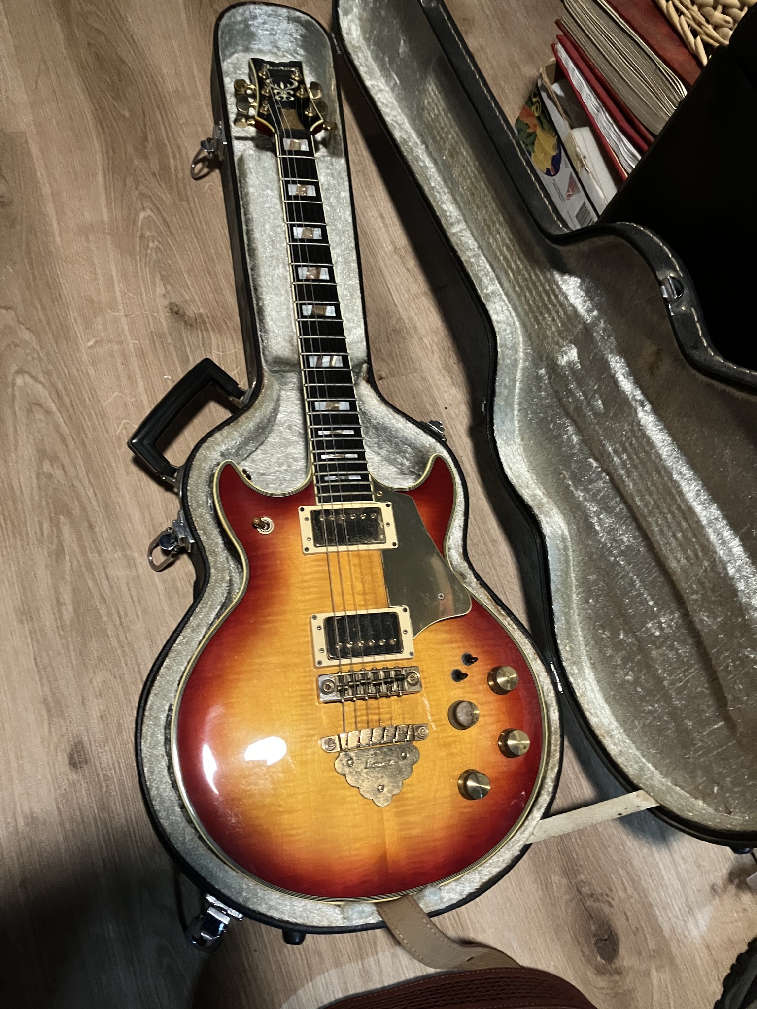 1981 Ibanez Brass Beauty guitar