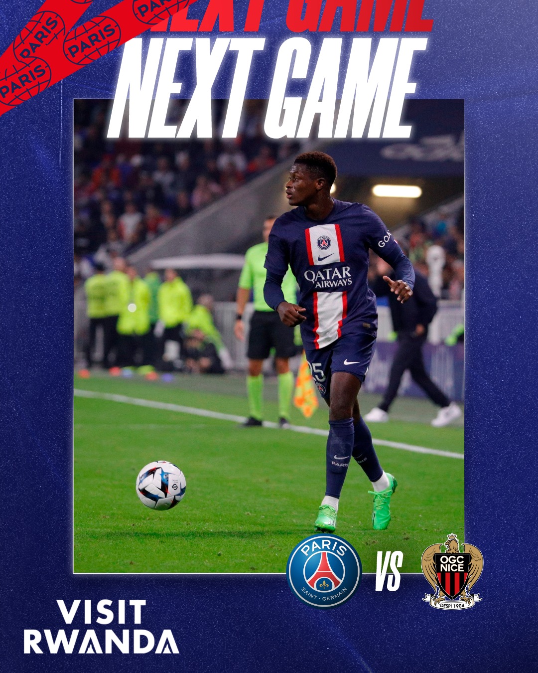 𝐍𝐄𝐗𝐓 𝐆𝐀𝐌𝐄 🆚 Nice 🗓️ 01/10 -... - PSG - Paris Saint-Germain