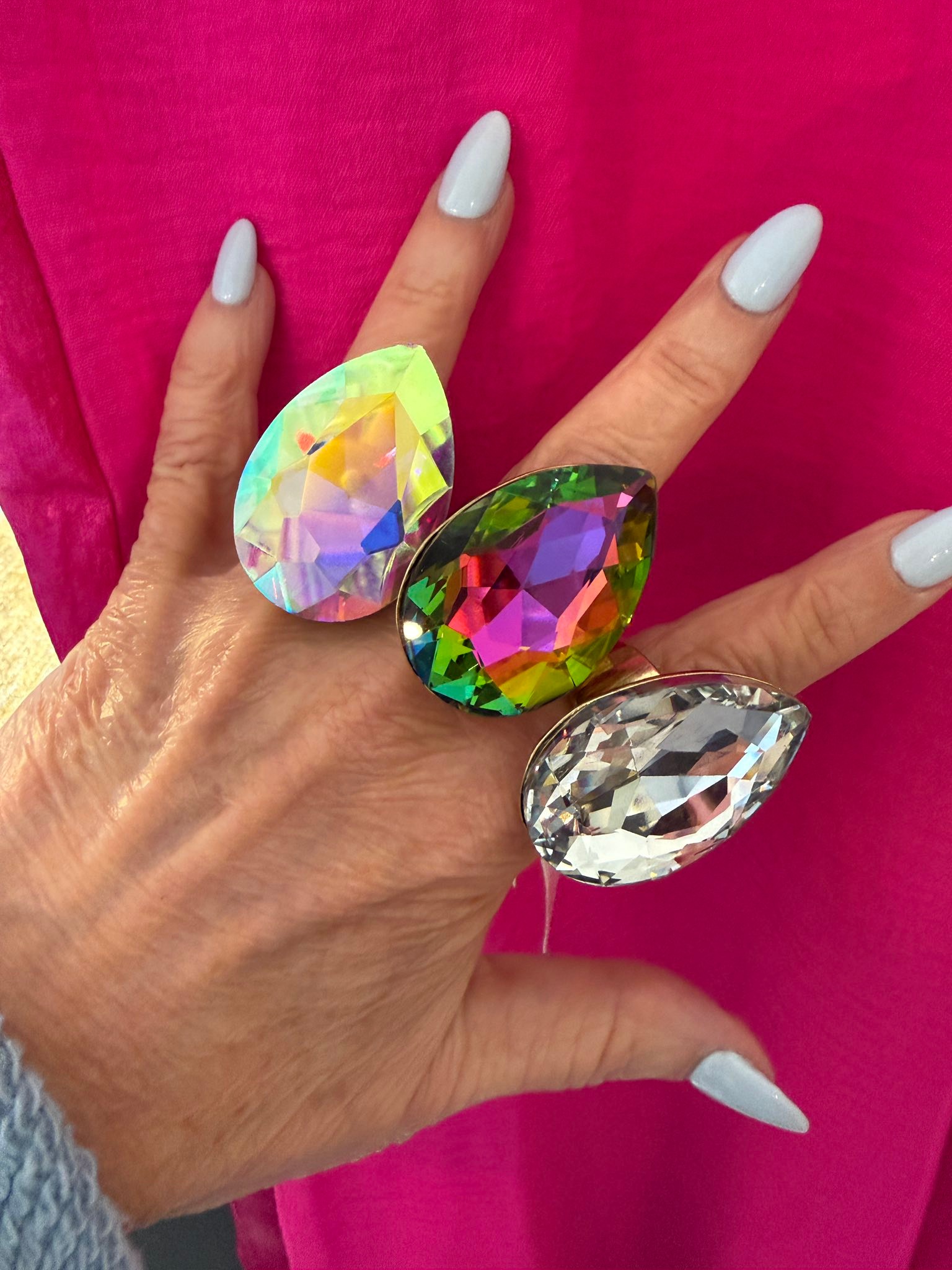 big rings in various shapes