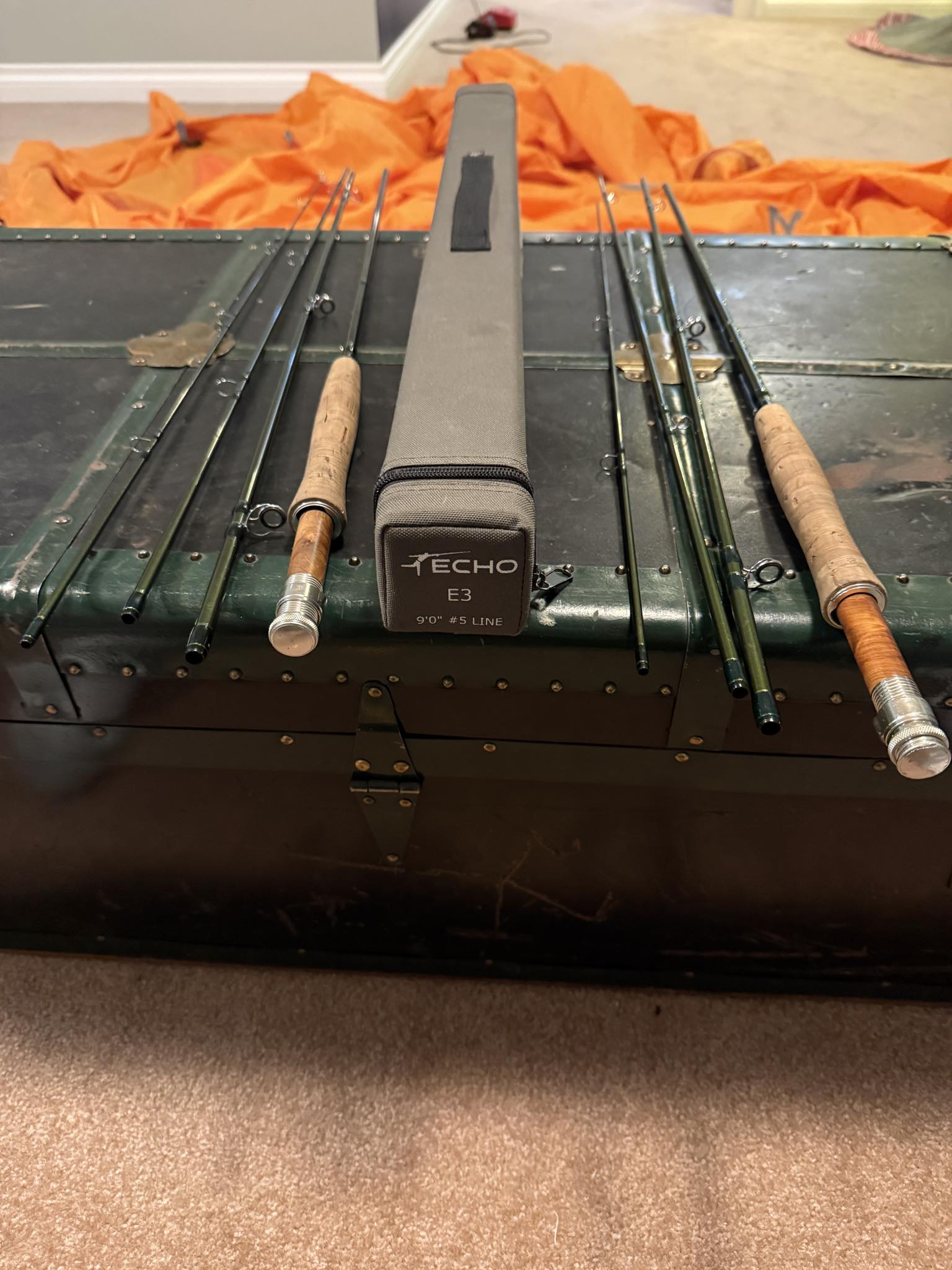 fishing pole and rod combo Rod, 6.9ft 2Pcs Telescopic Fishing Rods Set, Carbon Fiber Fishing Pole, 2PCS Spinning Reel with Carrier Bag Freshwater Fishing Rod and Reel Combos Kits Fishing Gear Model:SQL400LP Subcategory Code_Baitcast Reel Fish Hooks
