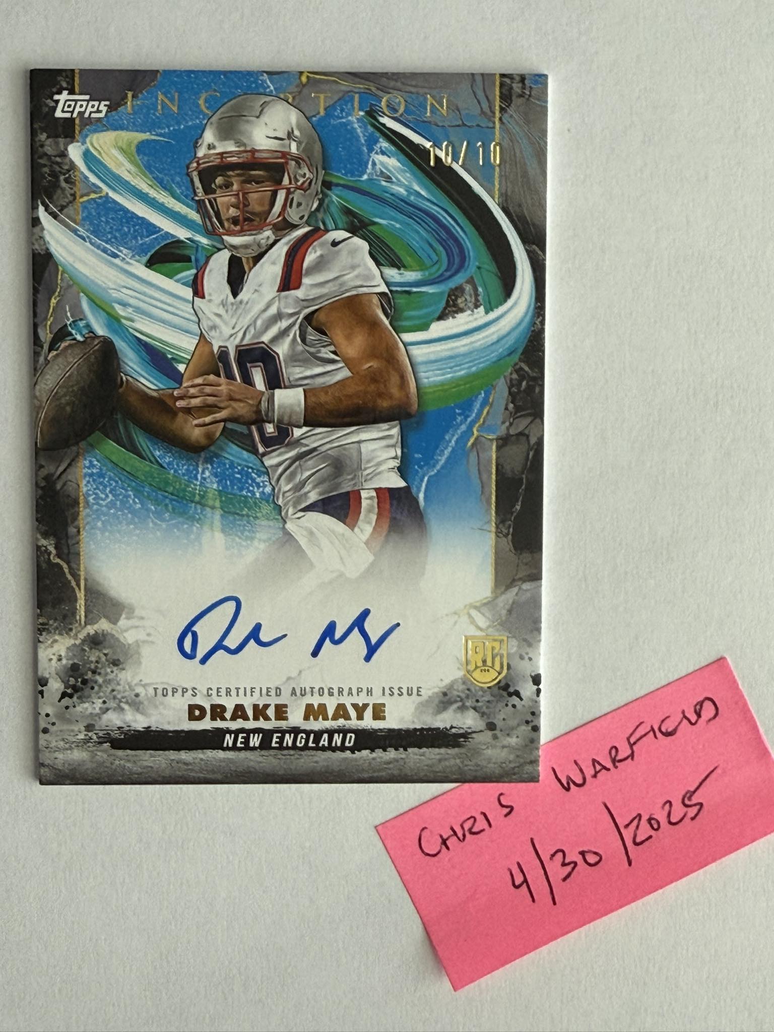 ?️FS/NFT - 2024 Topps Finest Drake Maye RC Prodigies PSA 10 