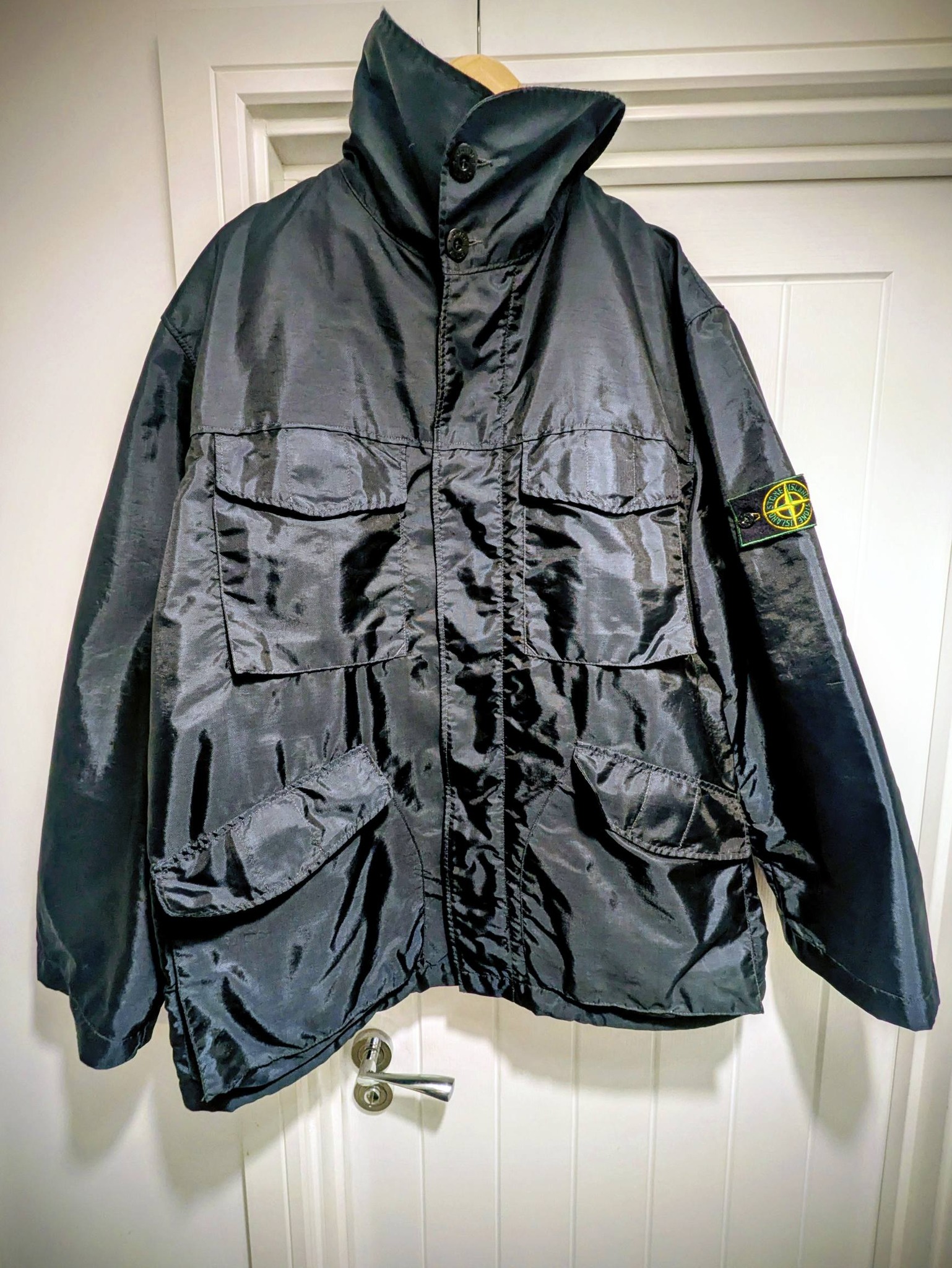 My 1996 Stone Island steel formula slightly reflective jacket 