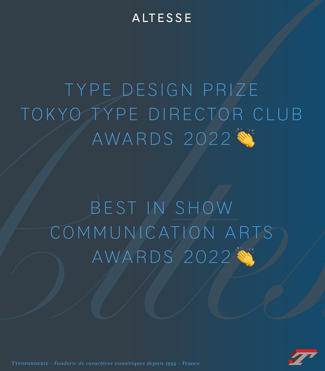 tokyo type directors club annual awards 2023 TDC prize M/M (Paris