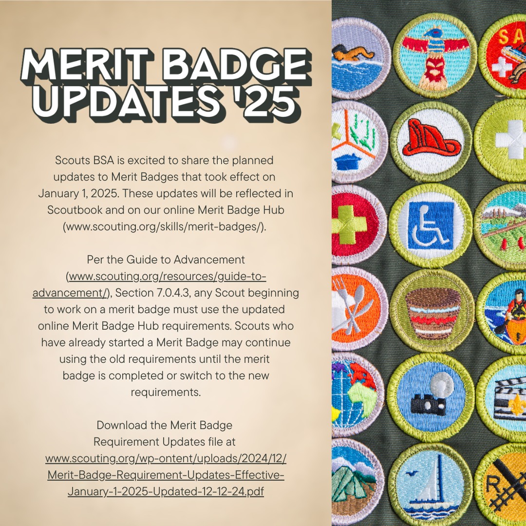 Did you know? There are updates to... - Scouts BSA Troop 130