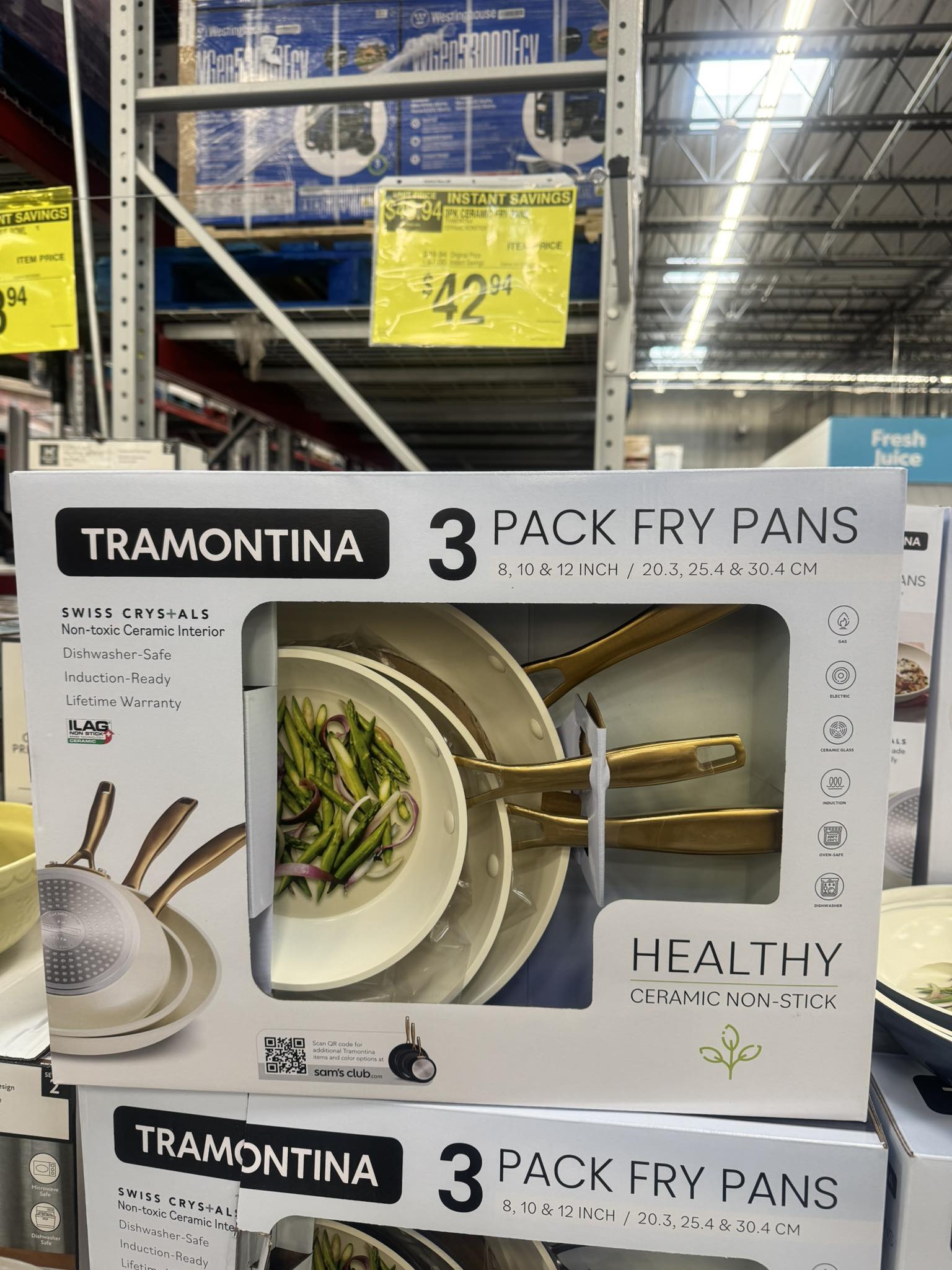 In Sam's now, I need a new pan set. Is this any good? It's on sale..