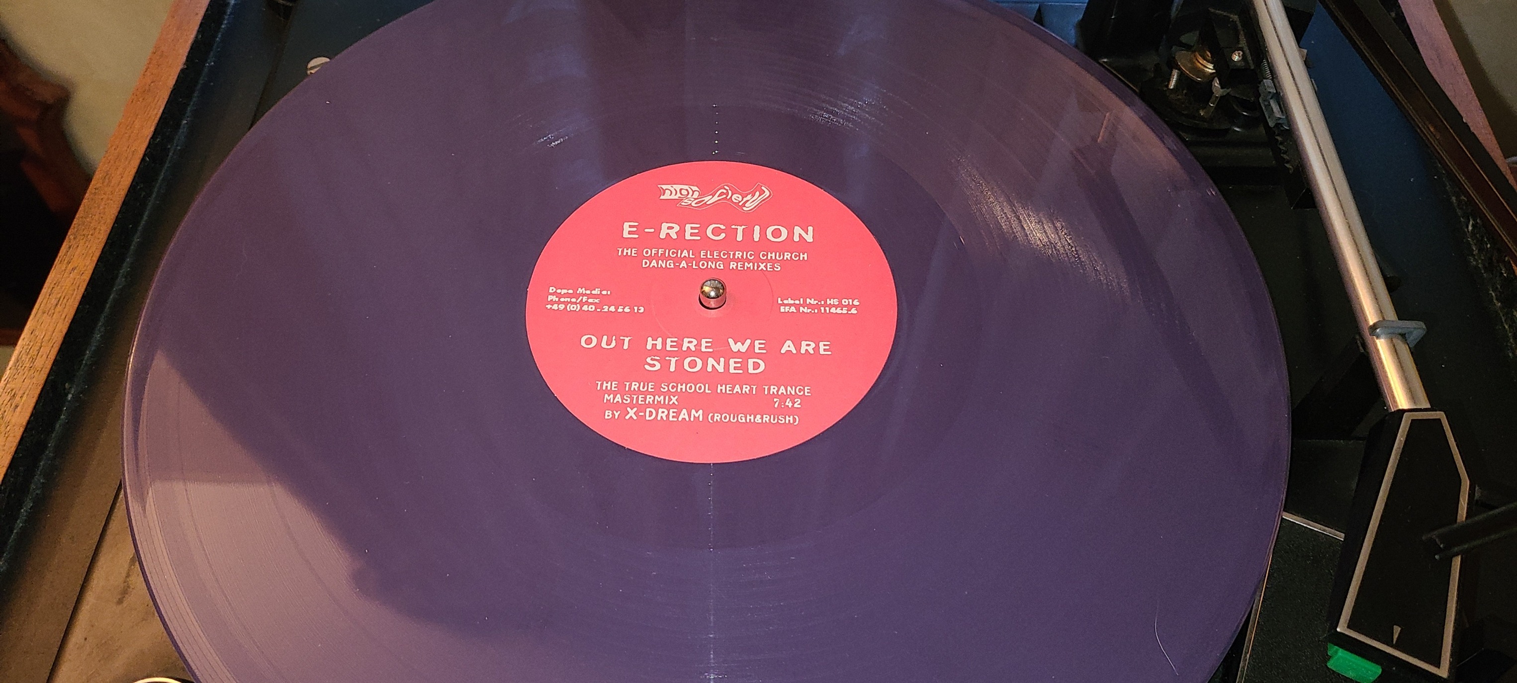 Unique Vinyl Record Find with 33 1/3 and 45 rpm Side