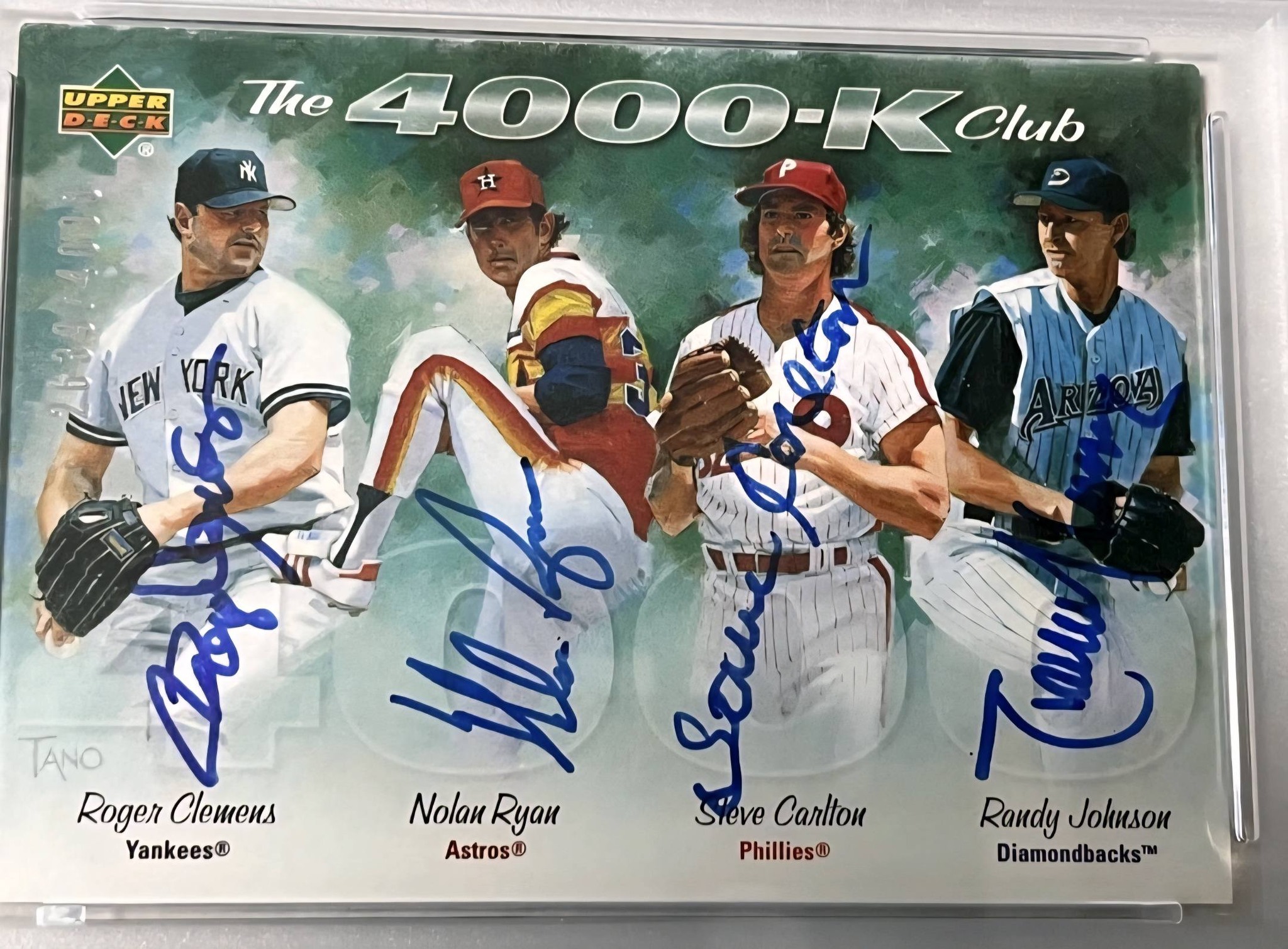 Should I send signed Nolan Ryan card to other players or keep it?