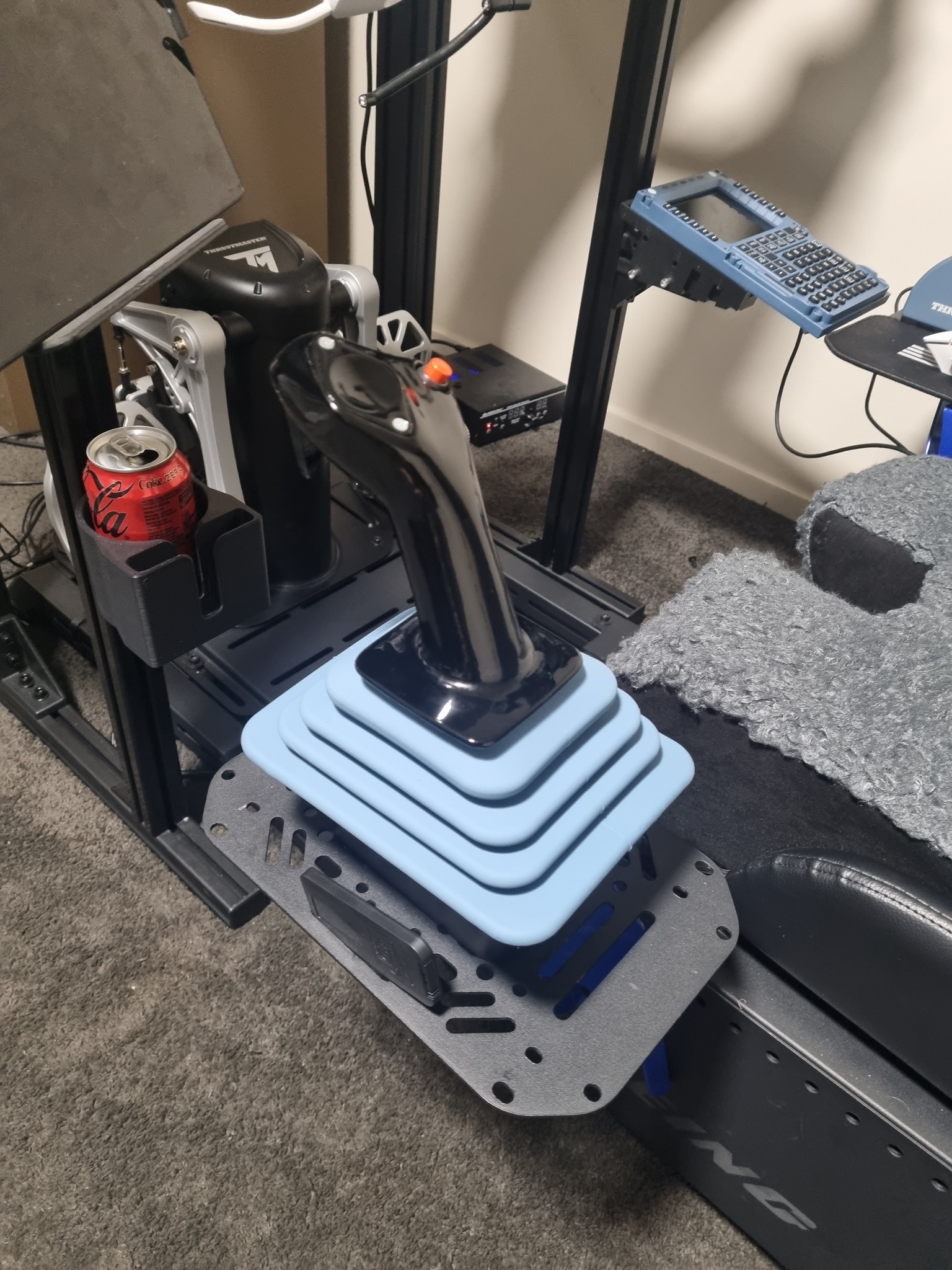 A320 Side Stick Mounting and Tiller Usage
