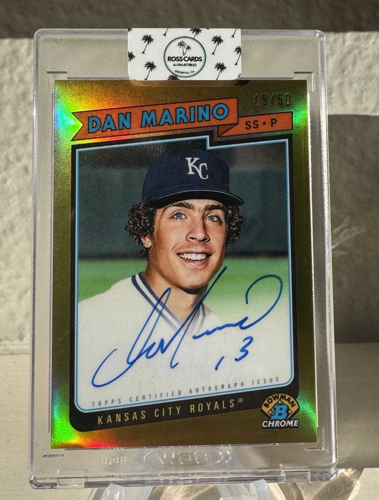 Dan Marino... on a baseball card ⁉️ Bowman just made it official 