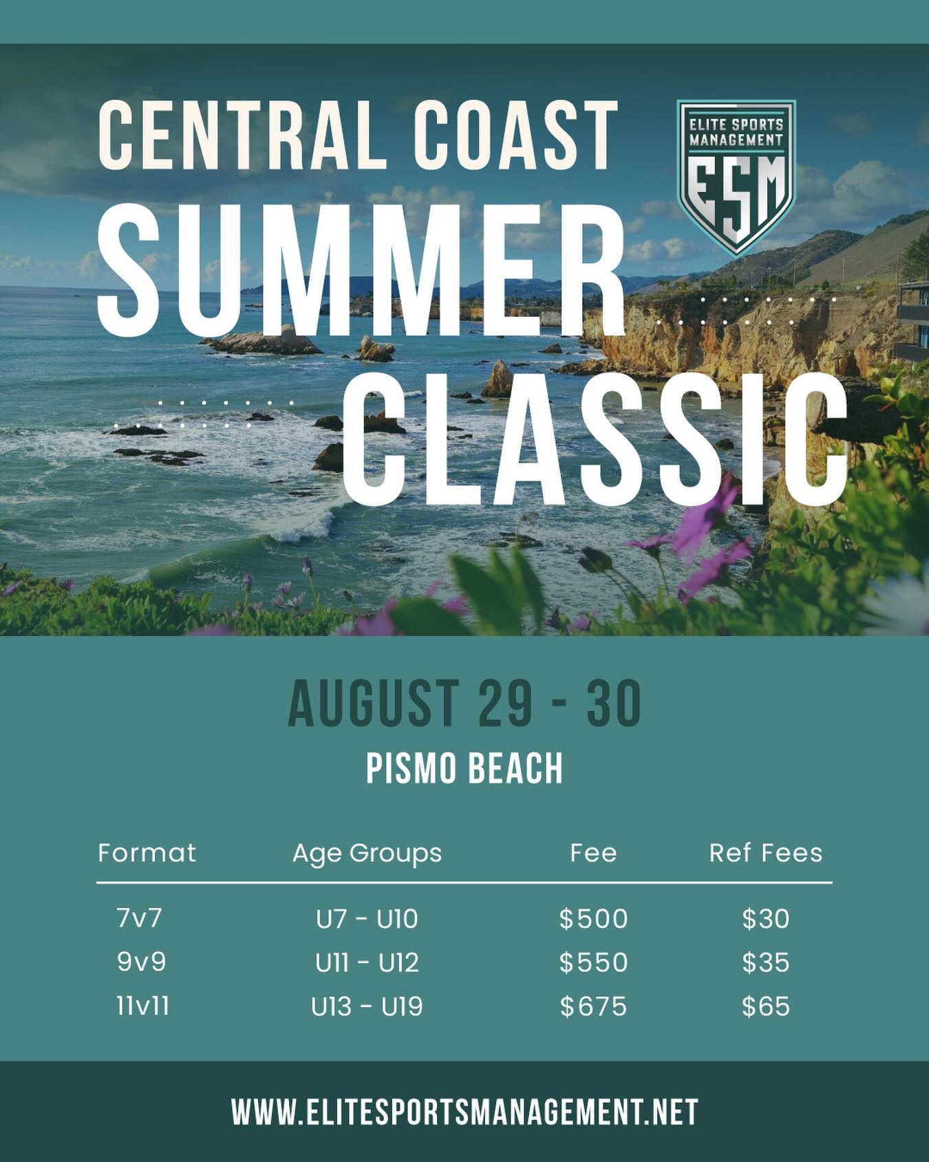 Central Coast Summer Classic soccer tournament in Pismo Beach