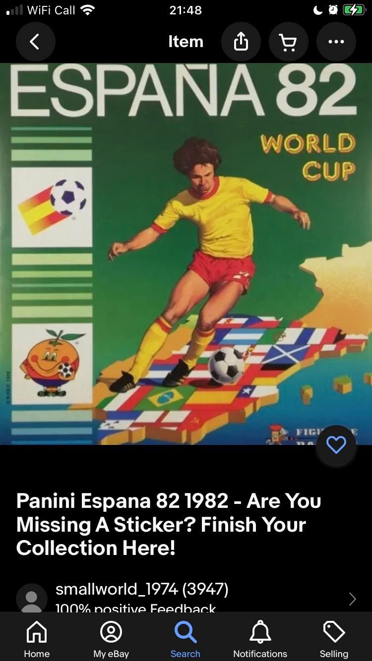 Album Panini Espana 82 Coupe Du Monde 1982 - 86 Autocollants - Occasion Collection