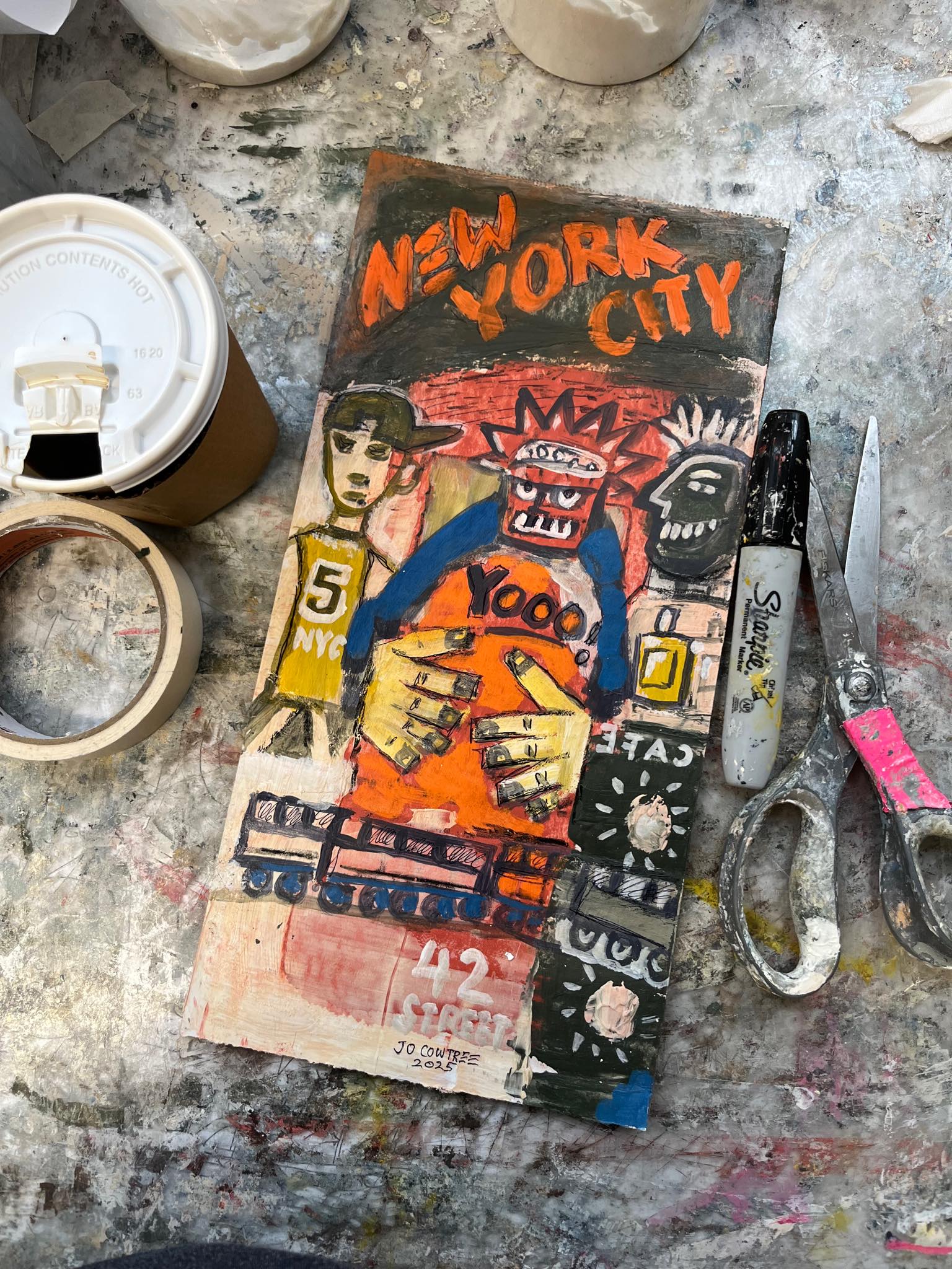 Jean Michel Basquiat, NYC, 1988. (Dmitri Kasterine)
