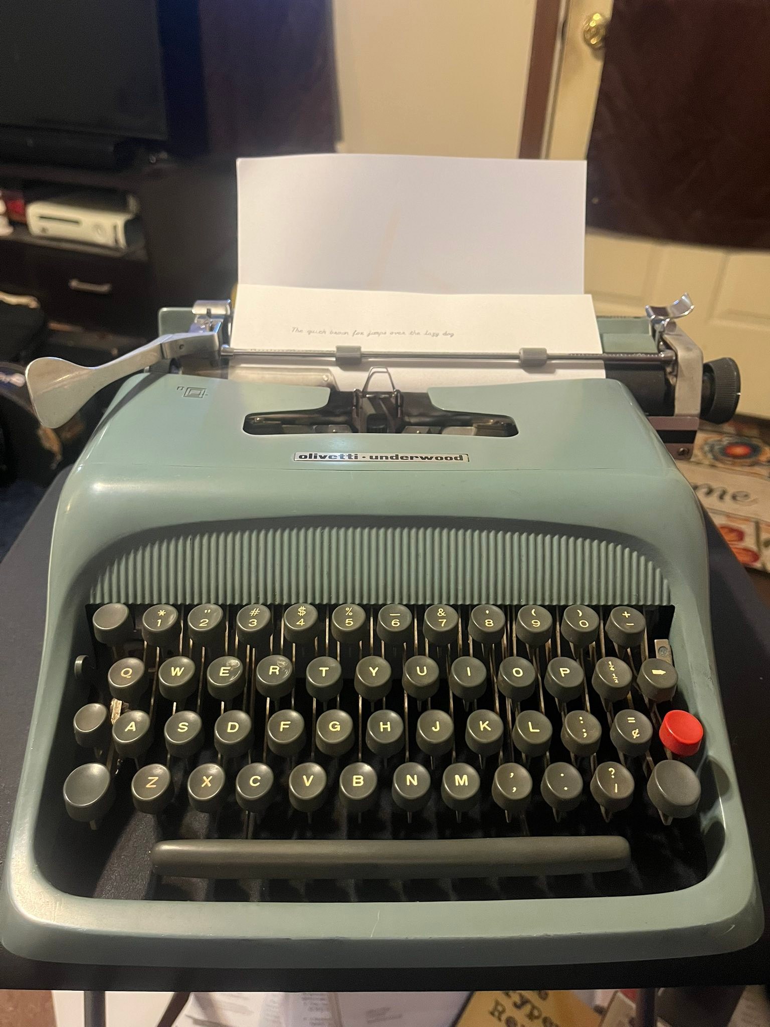 1962/63 Olivetti Underwood Studio 44 typewriter in excellent condition