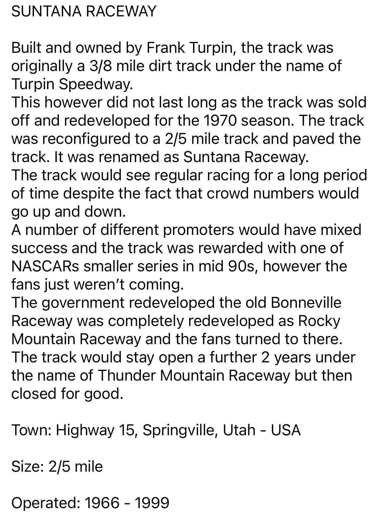 Spanish Fork Utah History and Fan Club | How many remember the Suntana ...