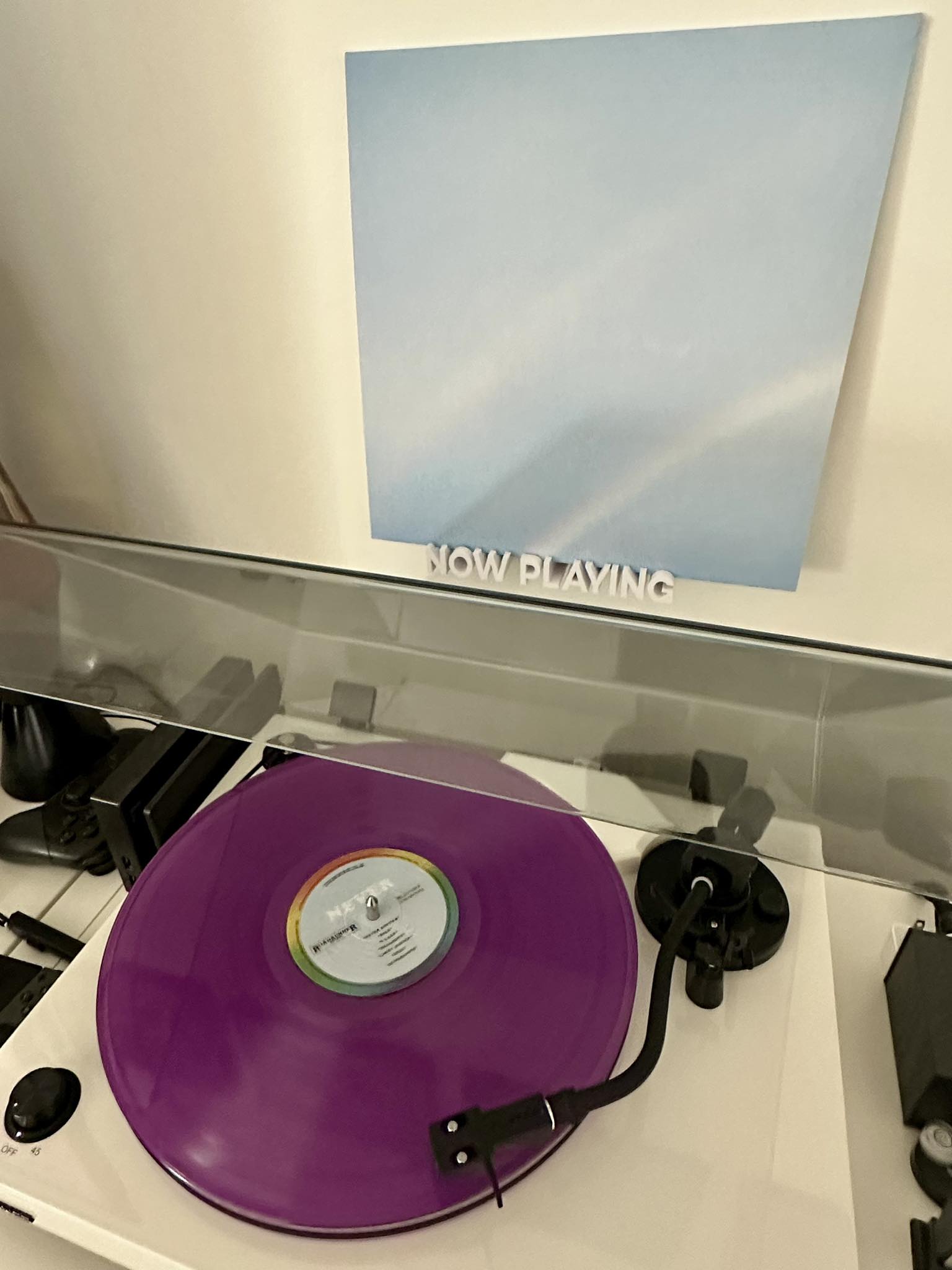Limited edition periwinkle vinyl of Turnstile - Never Enough
