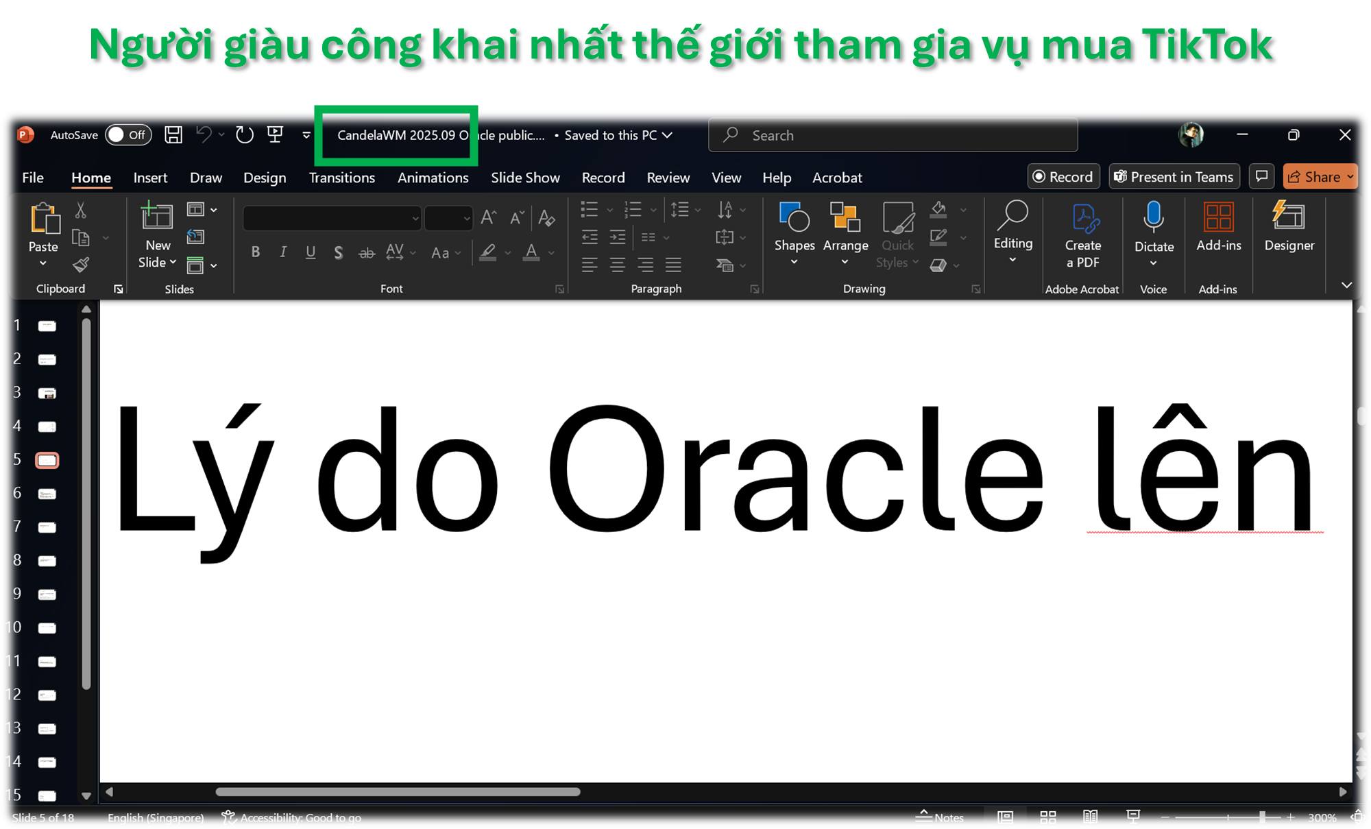 Tai - 1. Người giàu công khai nhất thế giới mua TikTok Mỹ. Nhóm nhà đầu ...