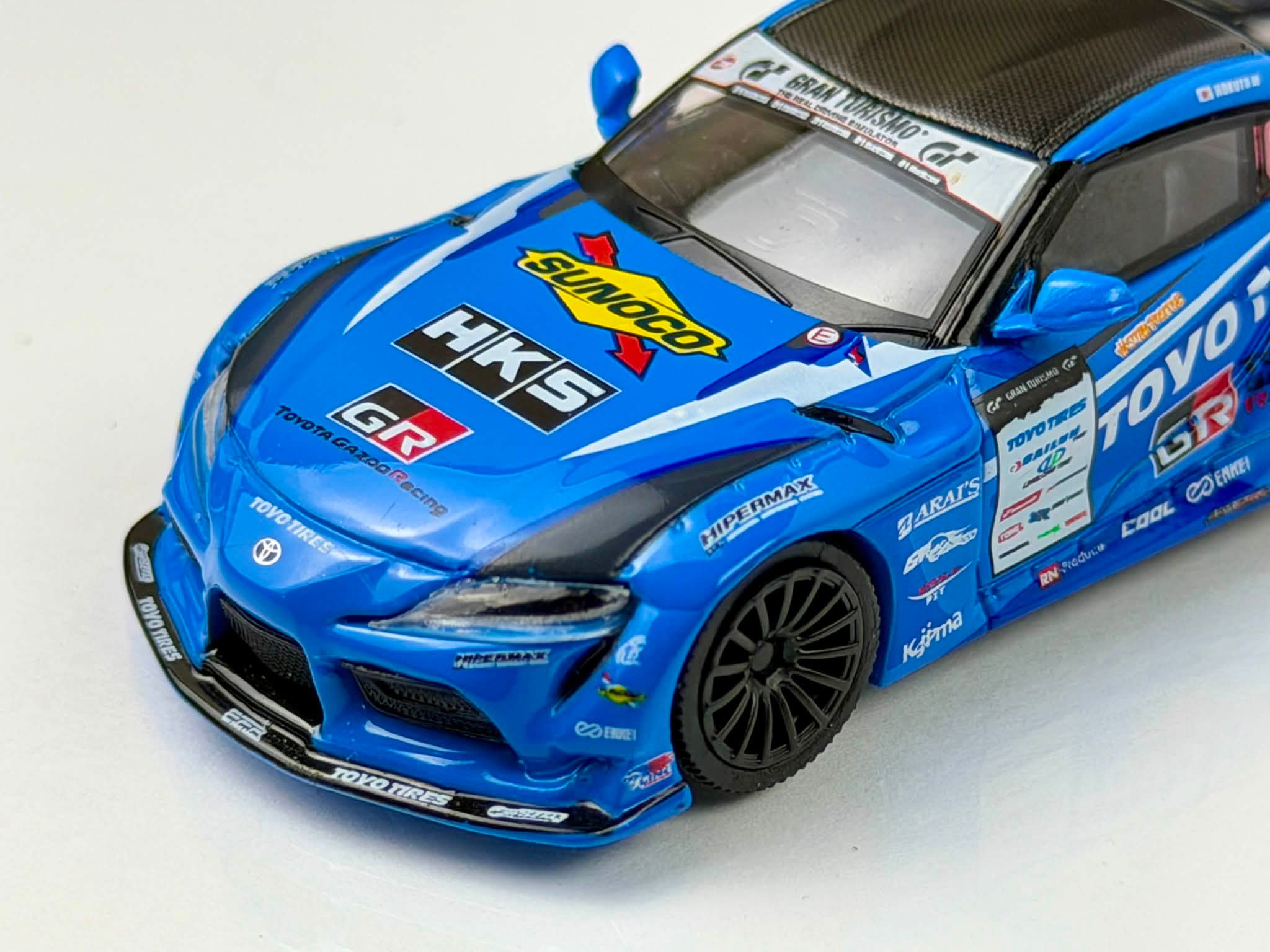MINI GT HKS GR Supra D1GP #77 diecast model details