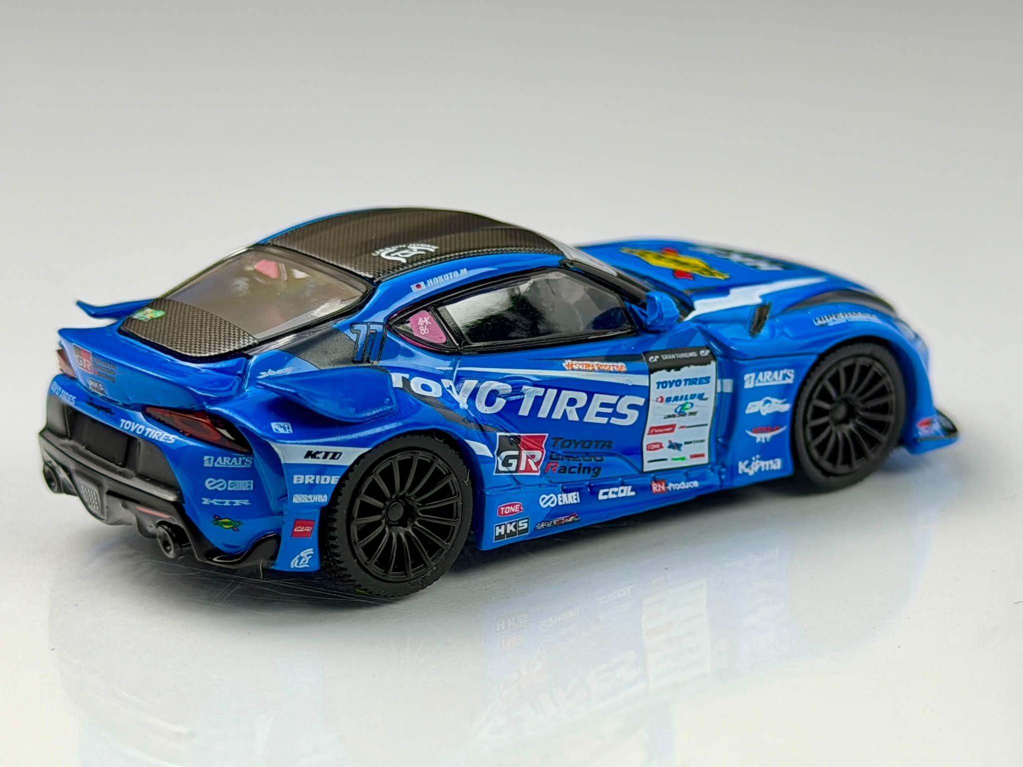 MINI GT HKS GR Supra D1GP #77 diecast model details