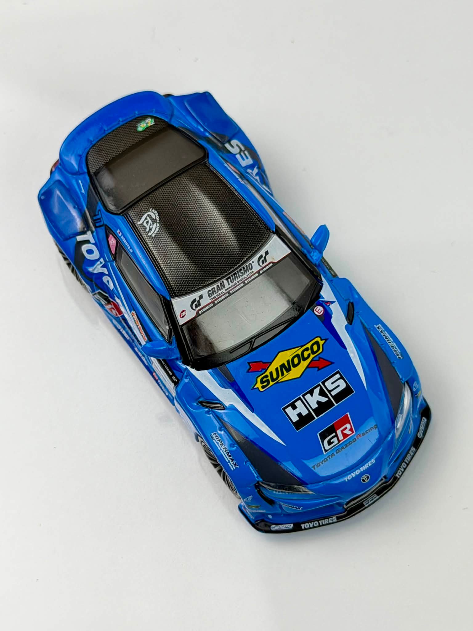 MINI GT HKS GR Supra D1GP #77 diecast model review
