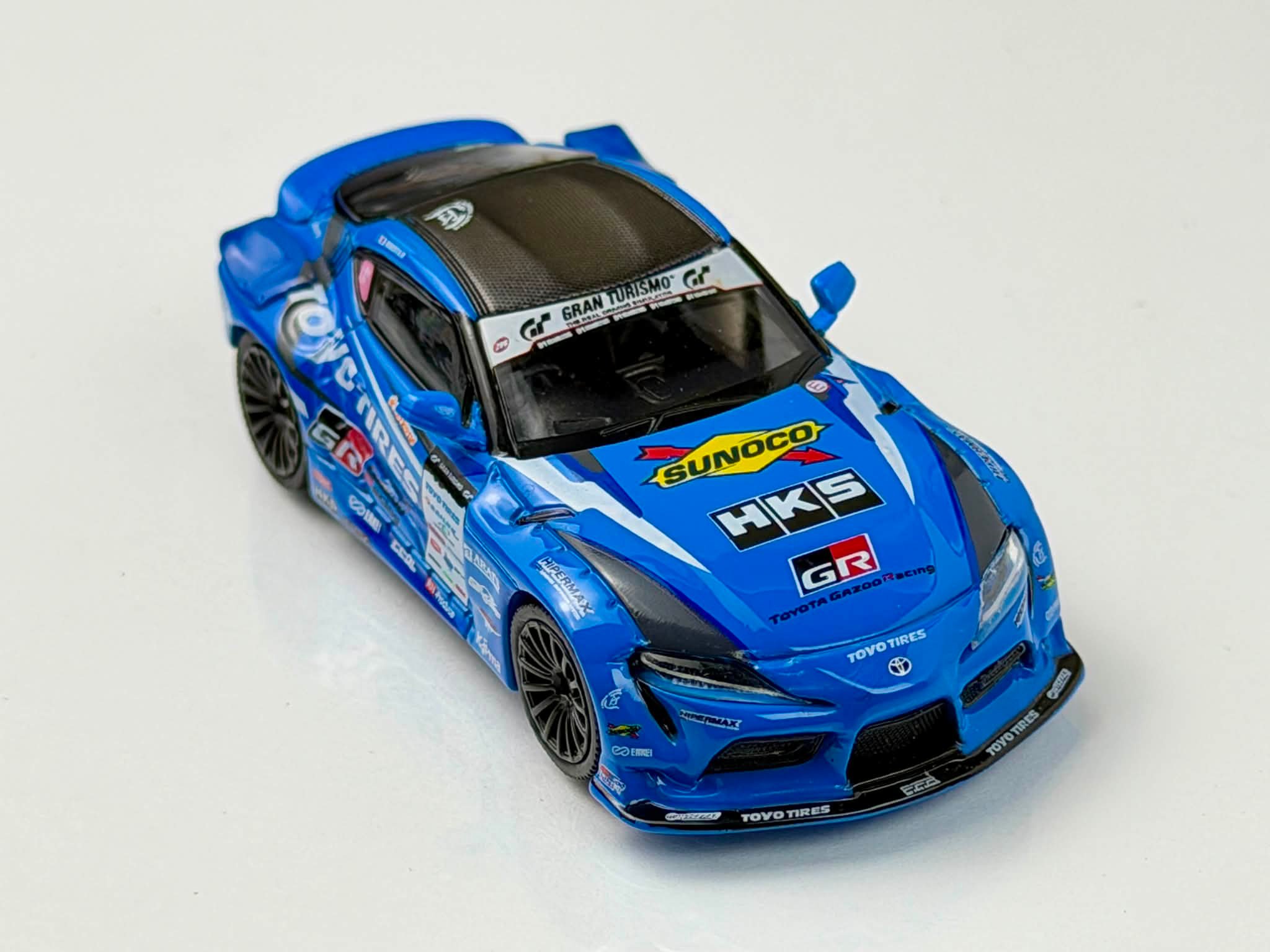 MINI GT HKS GR Supra D1GP #77 diecast model review