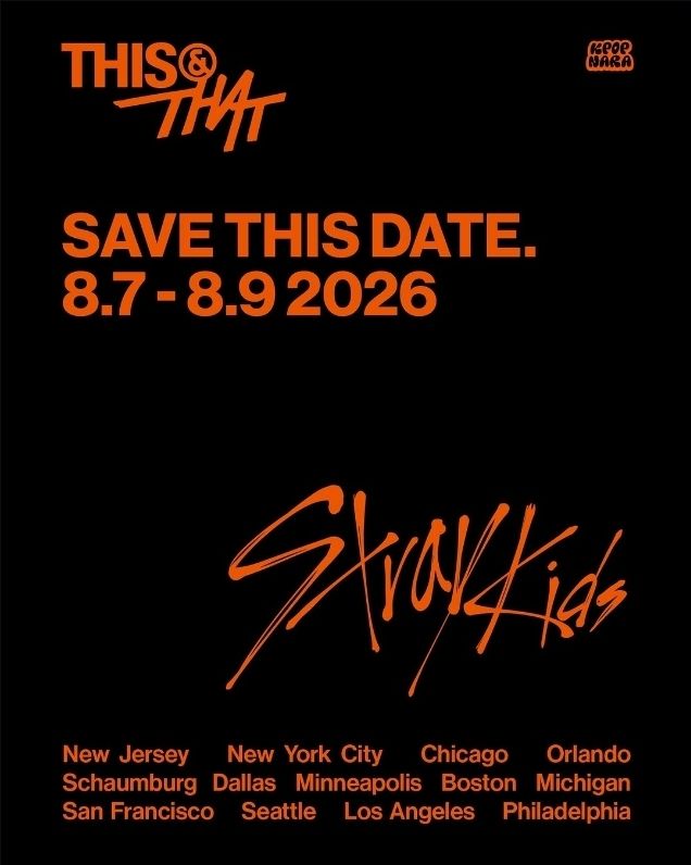 Stray Kids pop-up event announced for August 7-9, 2026, in