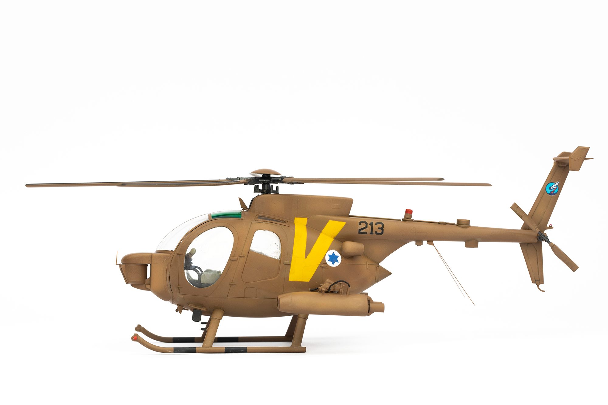 Hasegawa 1/48 MD500 Defender model build experience