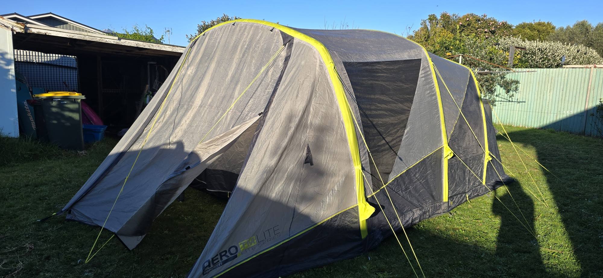 dd superlight tent - Pyramid Mesh Breite:10000 mm REXOclassic® Alu Terrassenüberdachung 7m fits-fit 13