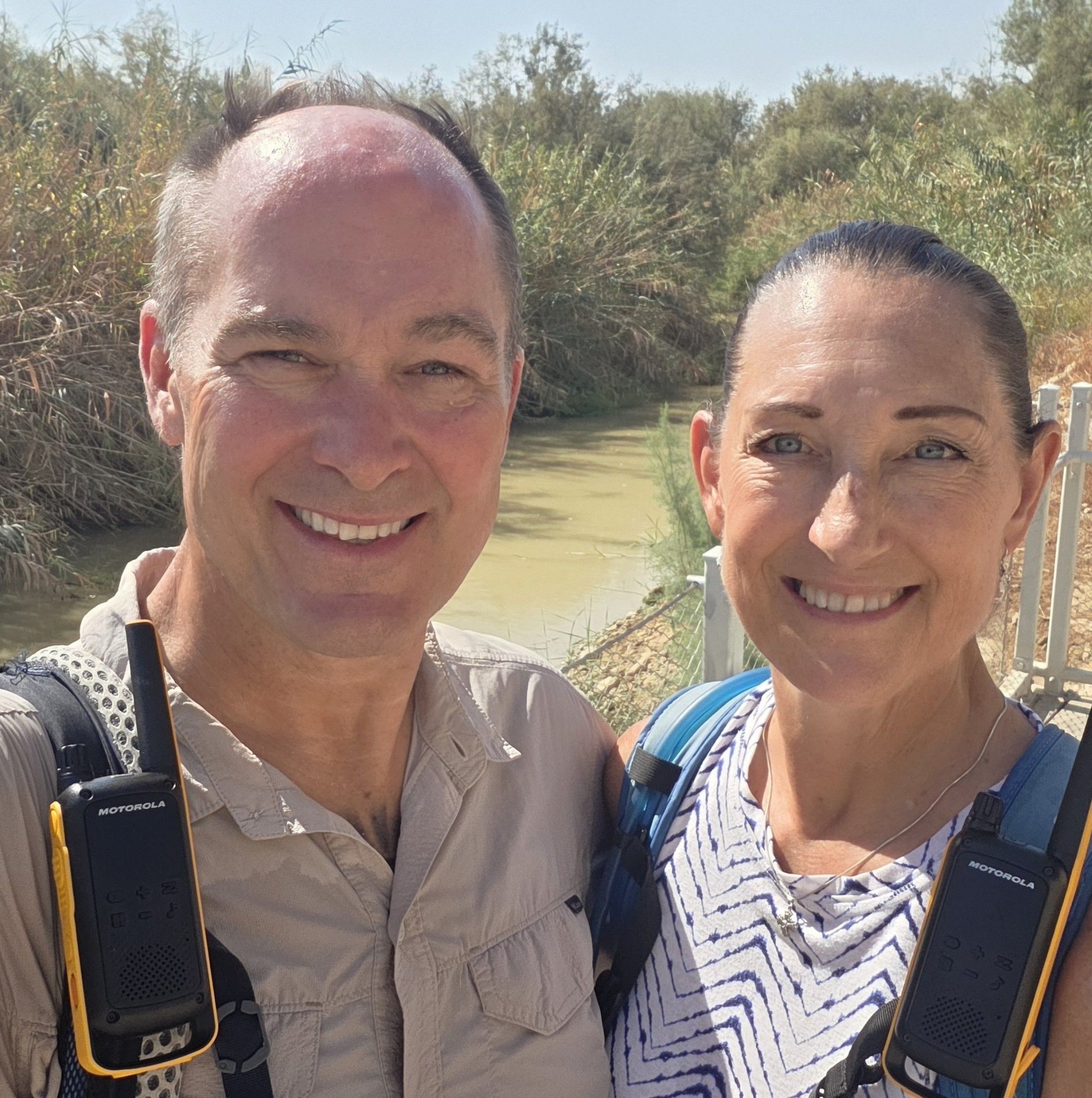 Singing worship songs in the Lydia Baptistry at her baptism site ...