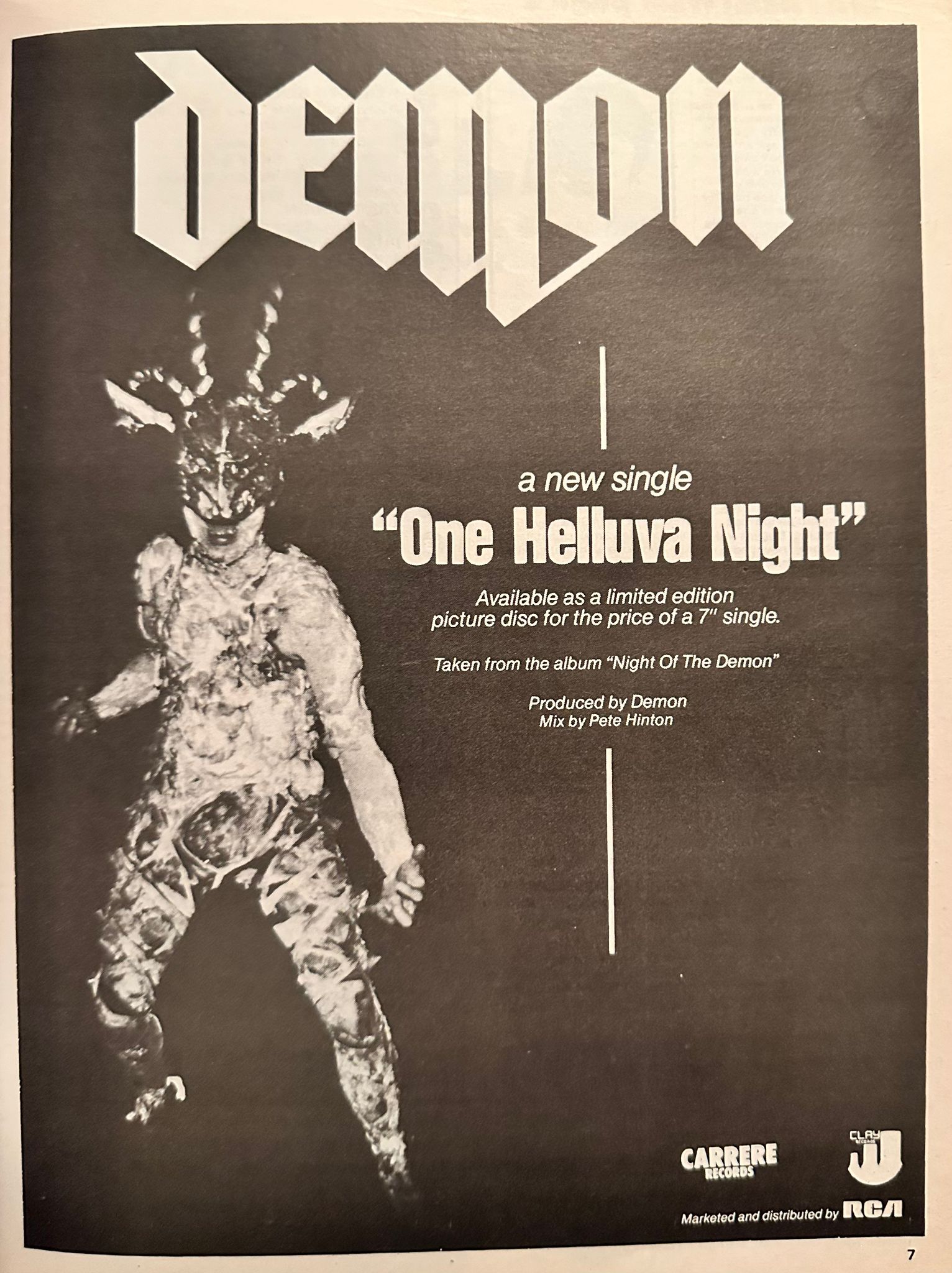 ライヴ！2CD！DEMON / デーモン / ONE HELLUVA NIGHT 【公式通販】