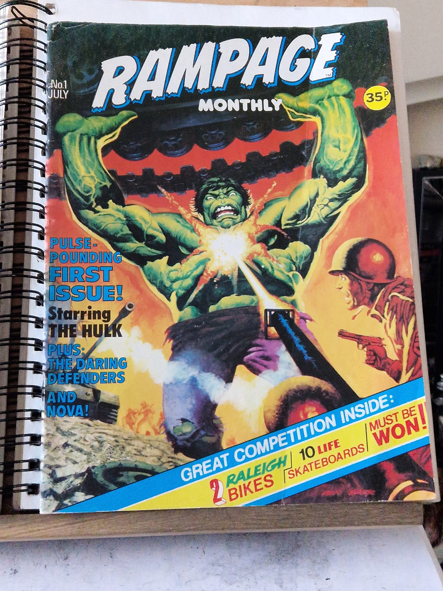 After 46 years finally got issue 1 of rampage.