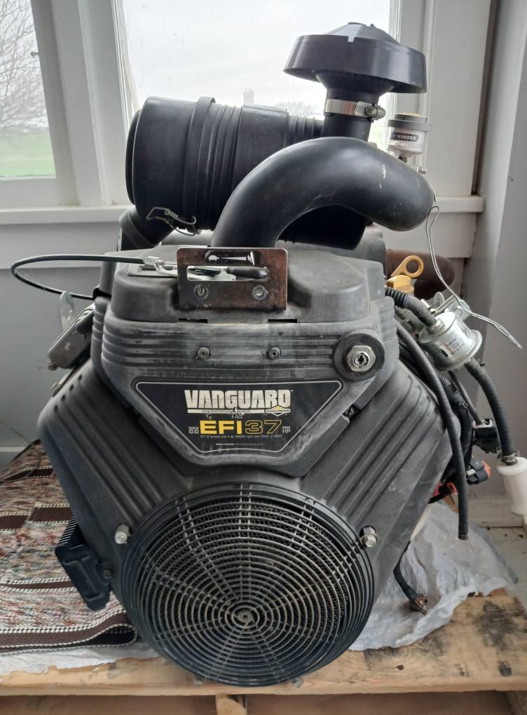 What is a used 2019 stump grinder engine worth with 650 hours?