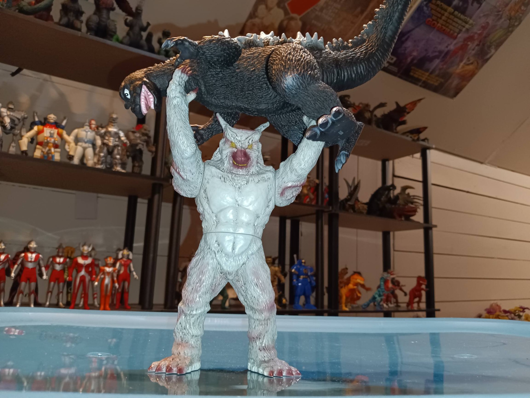 Legendary Wolfman figure from Godzilla vs Legendary Wolfman fan film