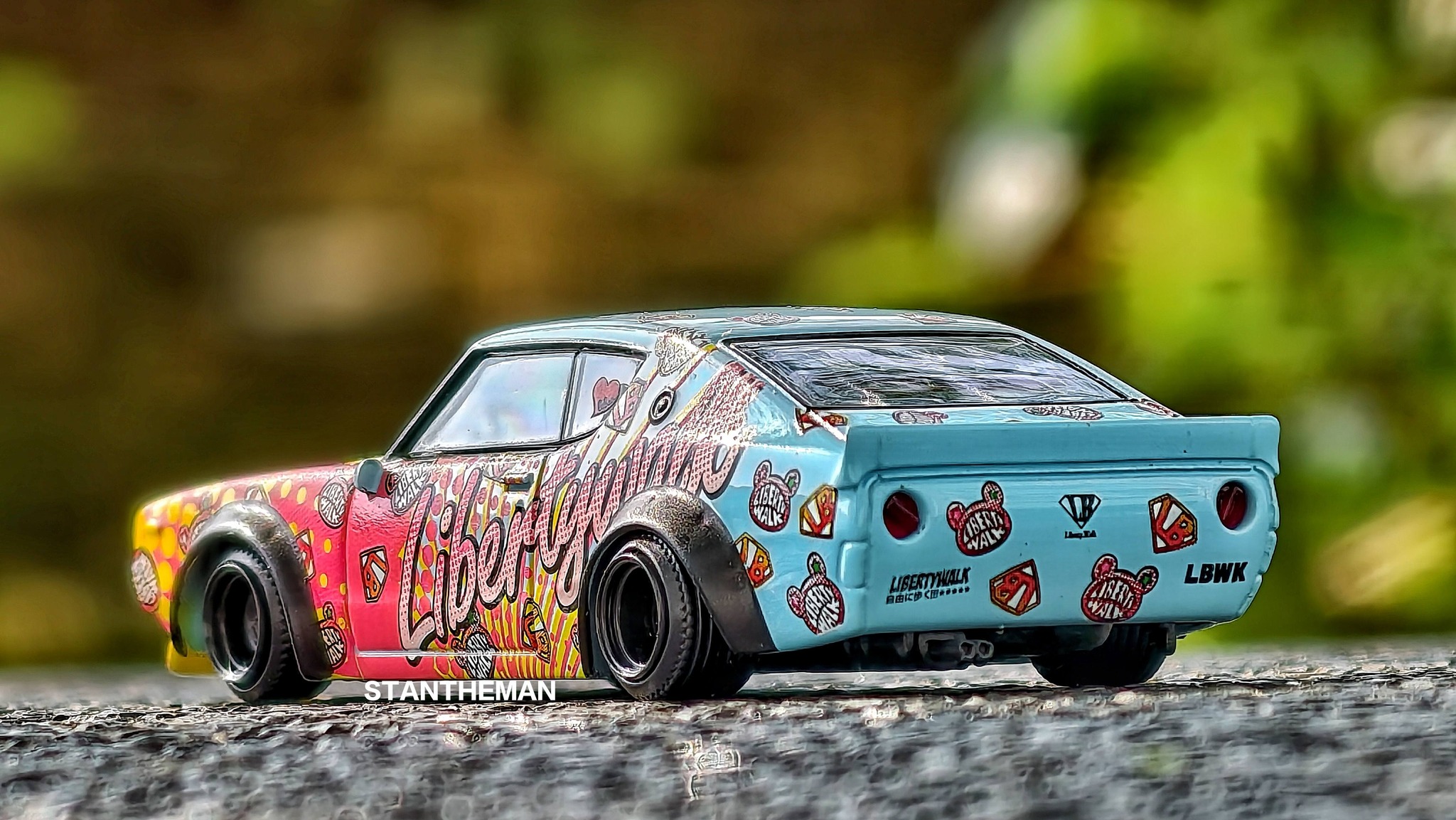 Mini GT Nissan Skyline Kenmari Liberty Walk LBWK KUMA, No. 698