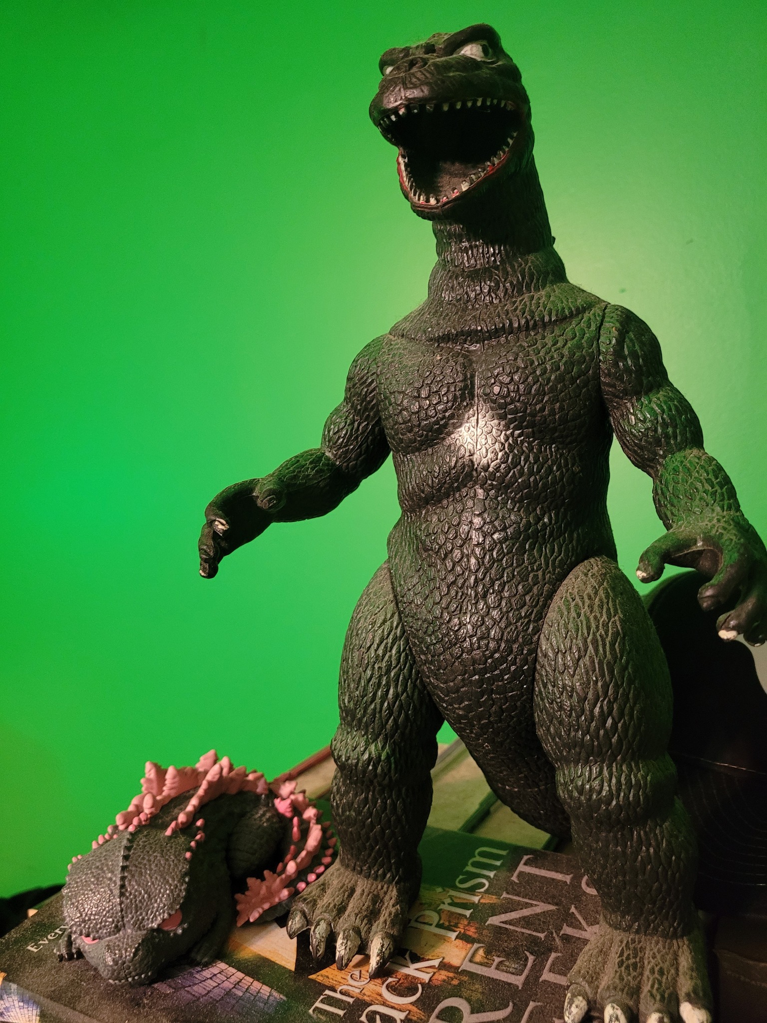 My first and latest Godzilla figures