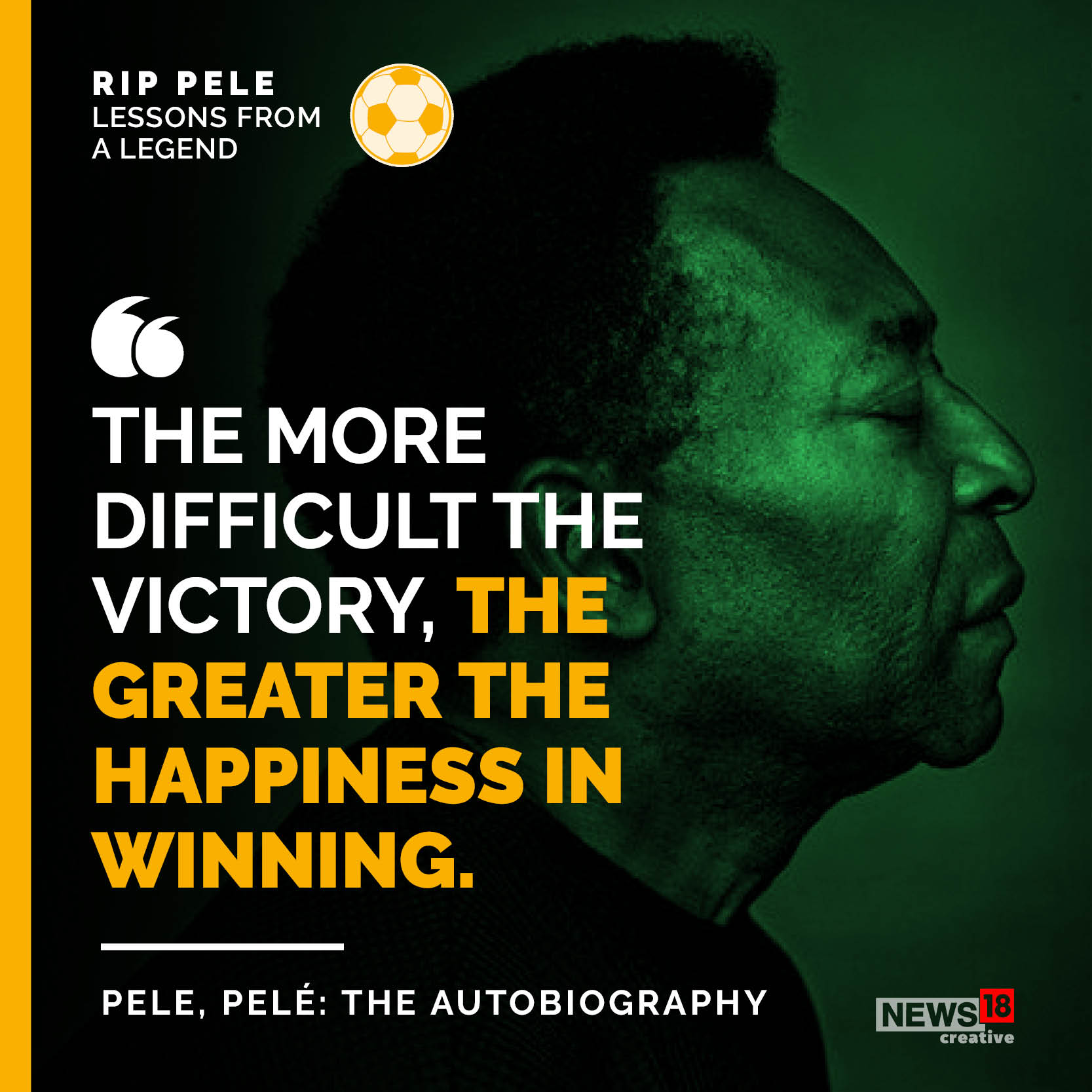 Pelé, the Brazilian king of soccer who won a record three World
