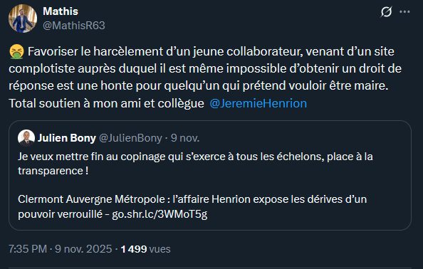 SaccageClermont | Julien Bony a décidé de demander des comptes et a ...