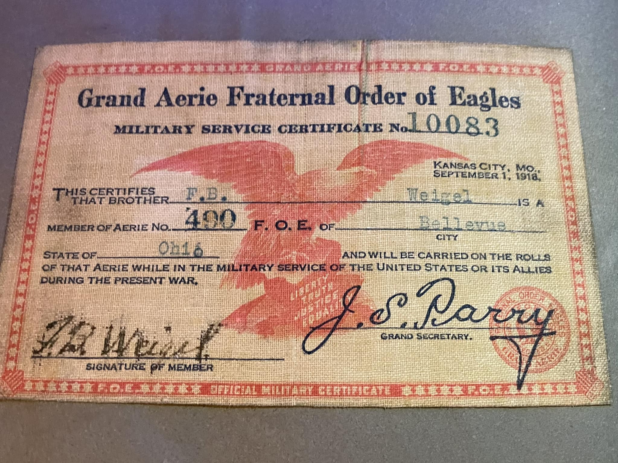 Fraternal Order of Eagles History | Here is some Fraternal Order of ...