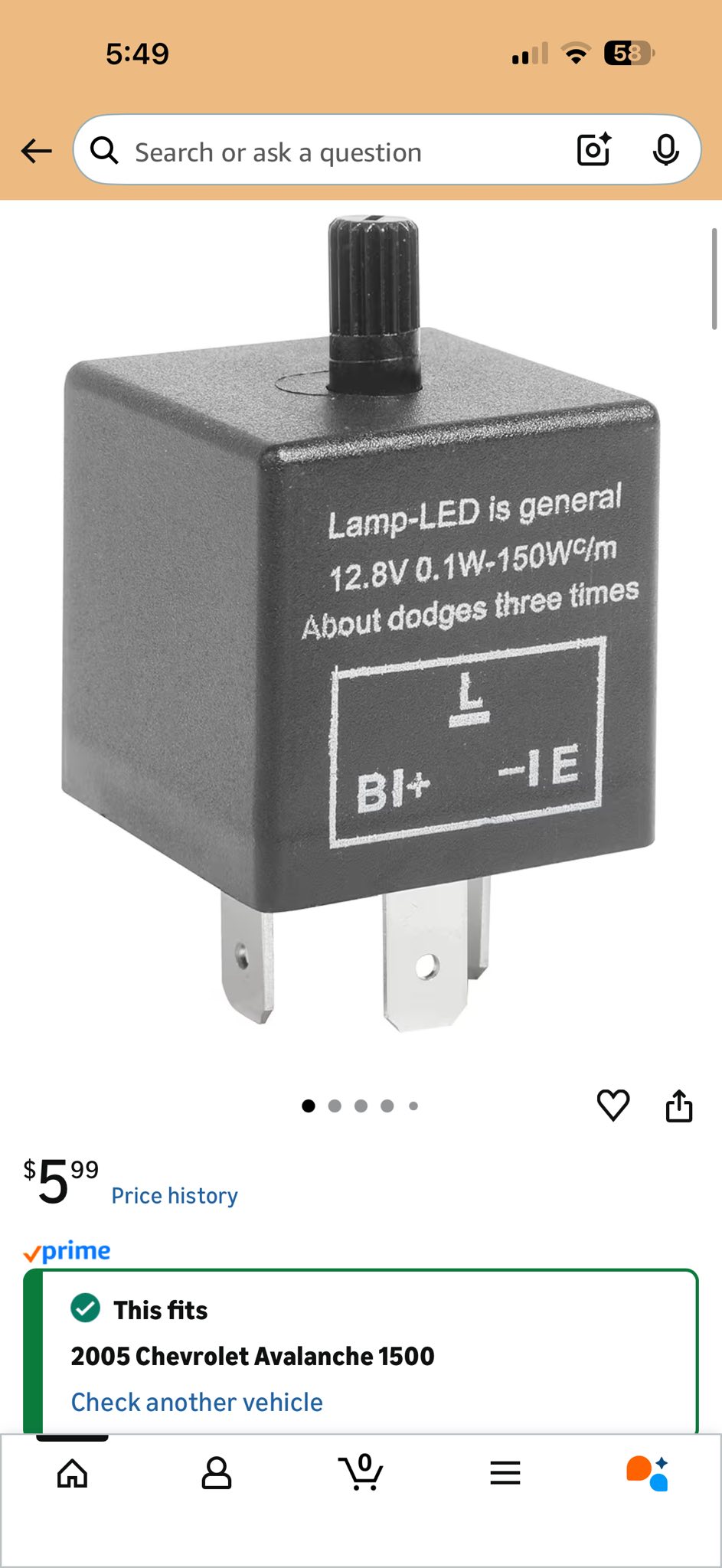 Relè Lampeggiatore LED EP27 FL27 Per Frecce E Hazard – Antifast Flash 12V CHUSYYRAY