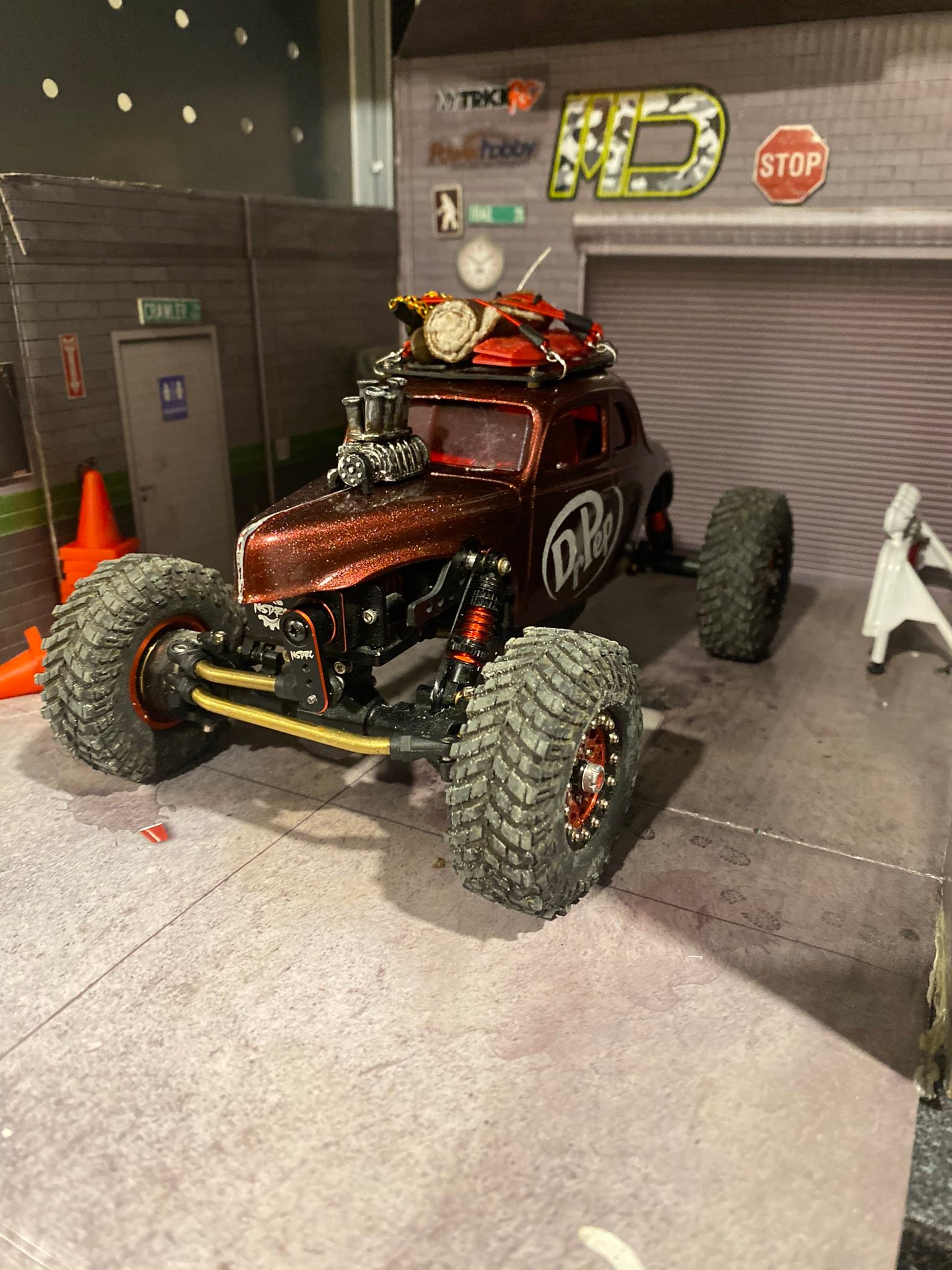 Finally finished my Dr Pepper inspired build on a Mazz designs