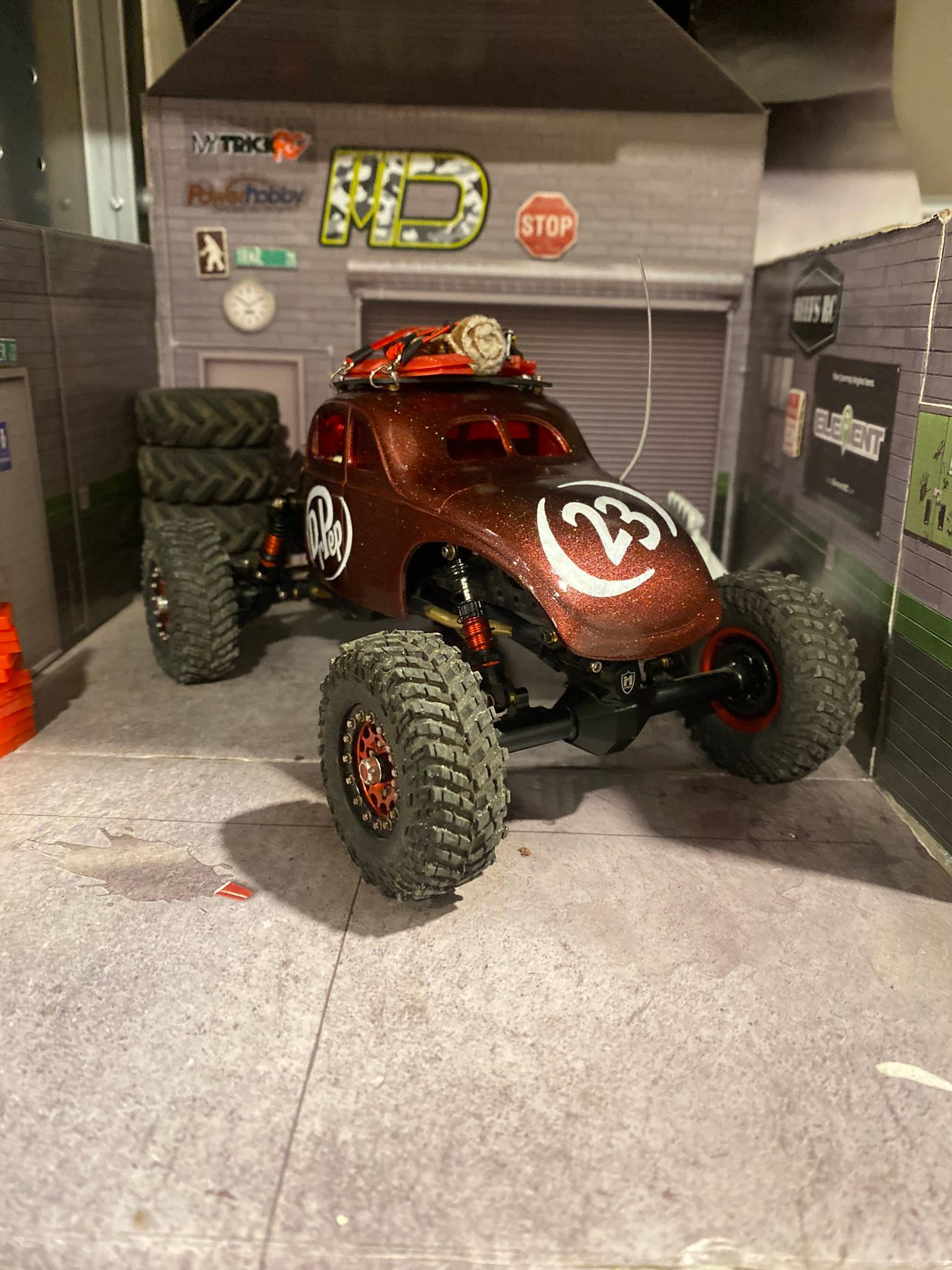 Finally finished my Dr Pepper inspired build on a Mazz designs