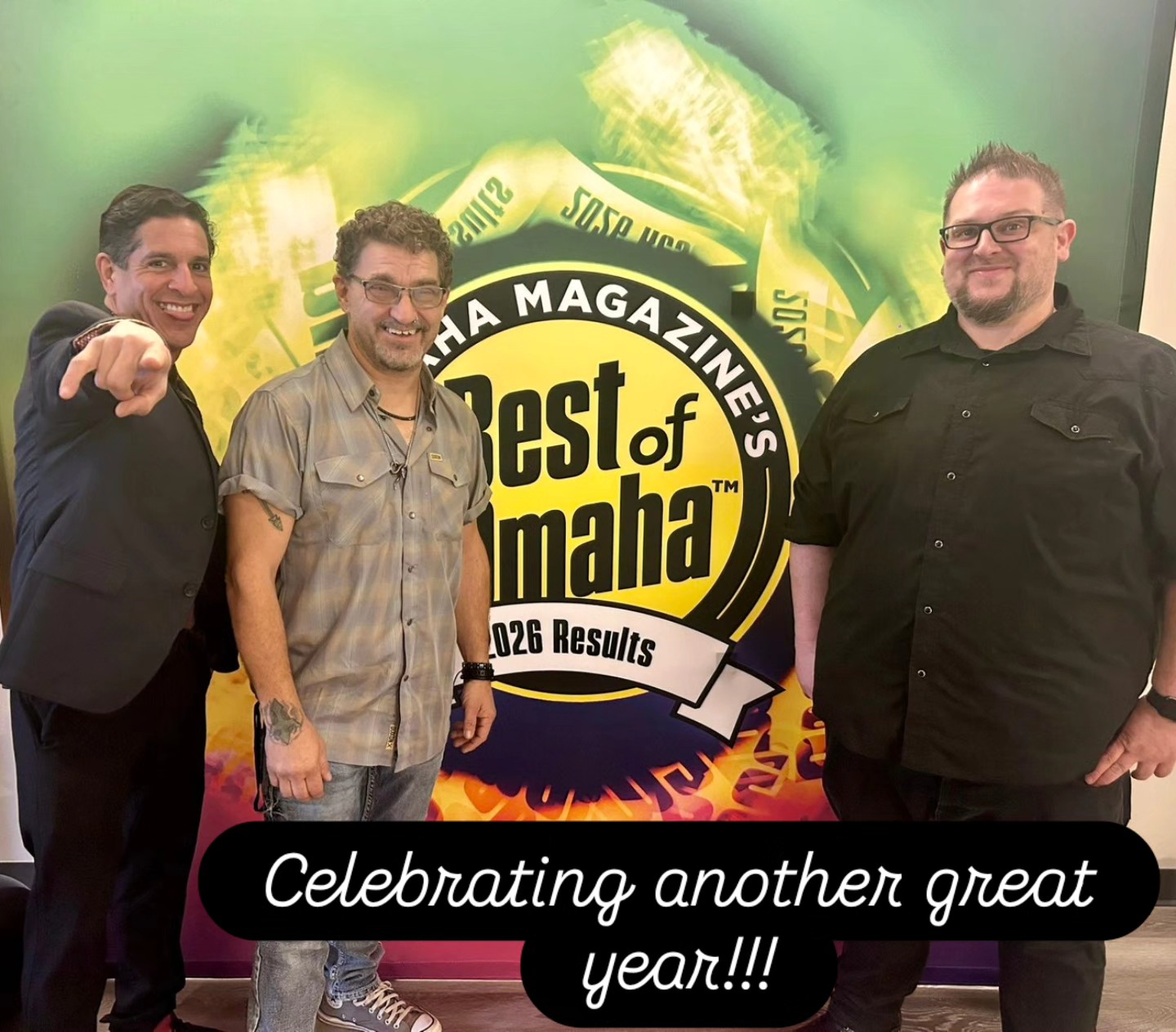 Danny Garcia - Best of Omaha 2026 soiree w the guys. 🤘 ️🥳... | Facebook