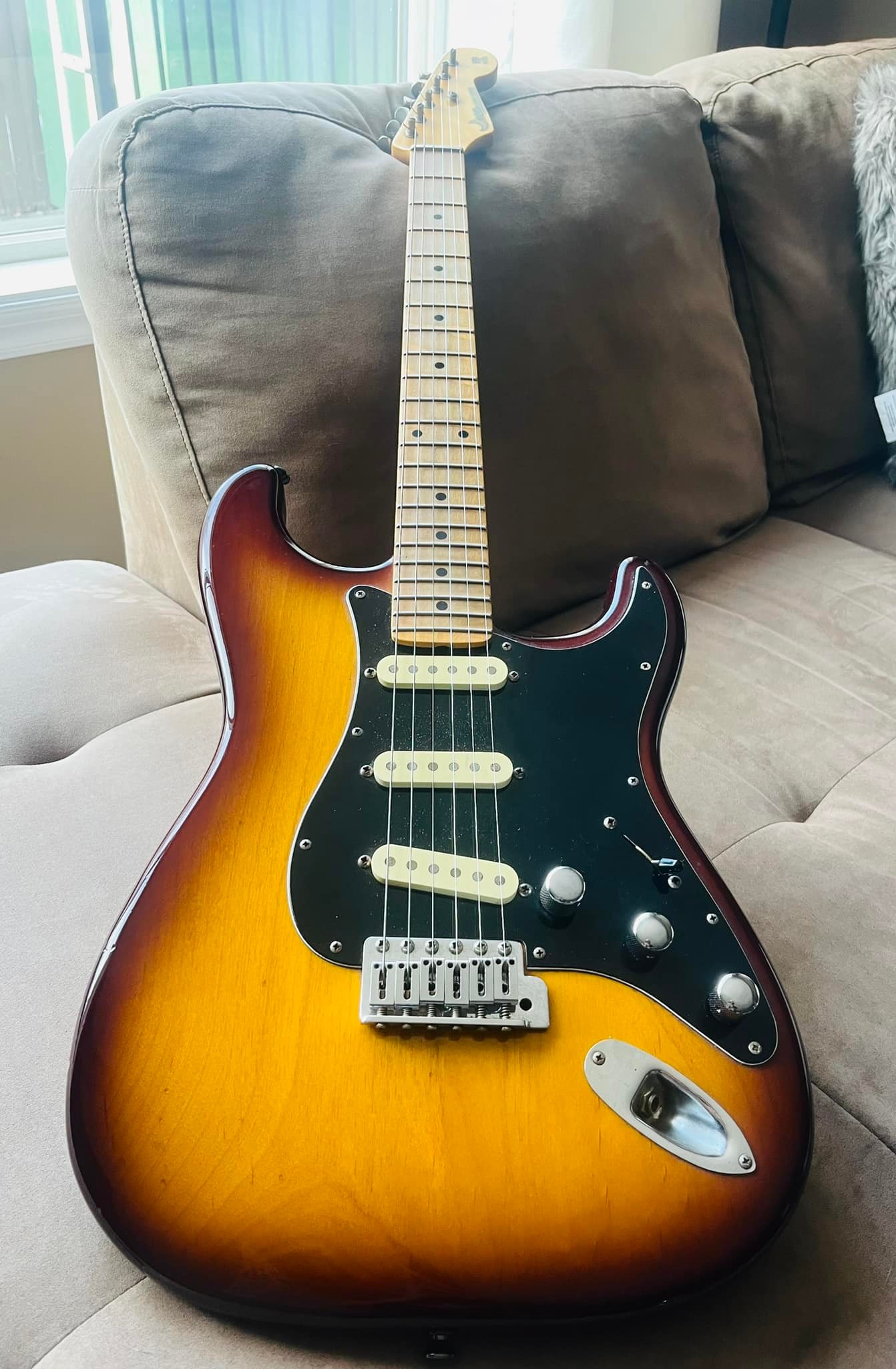 Early Moon Strat with custom upgrades and vintage pickups