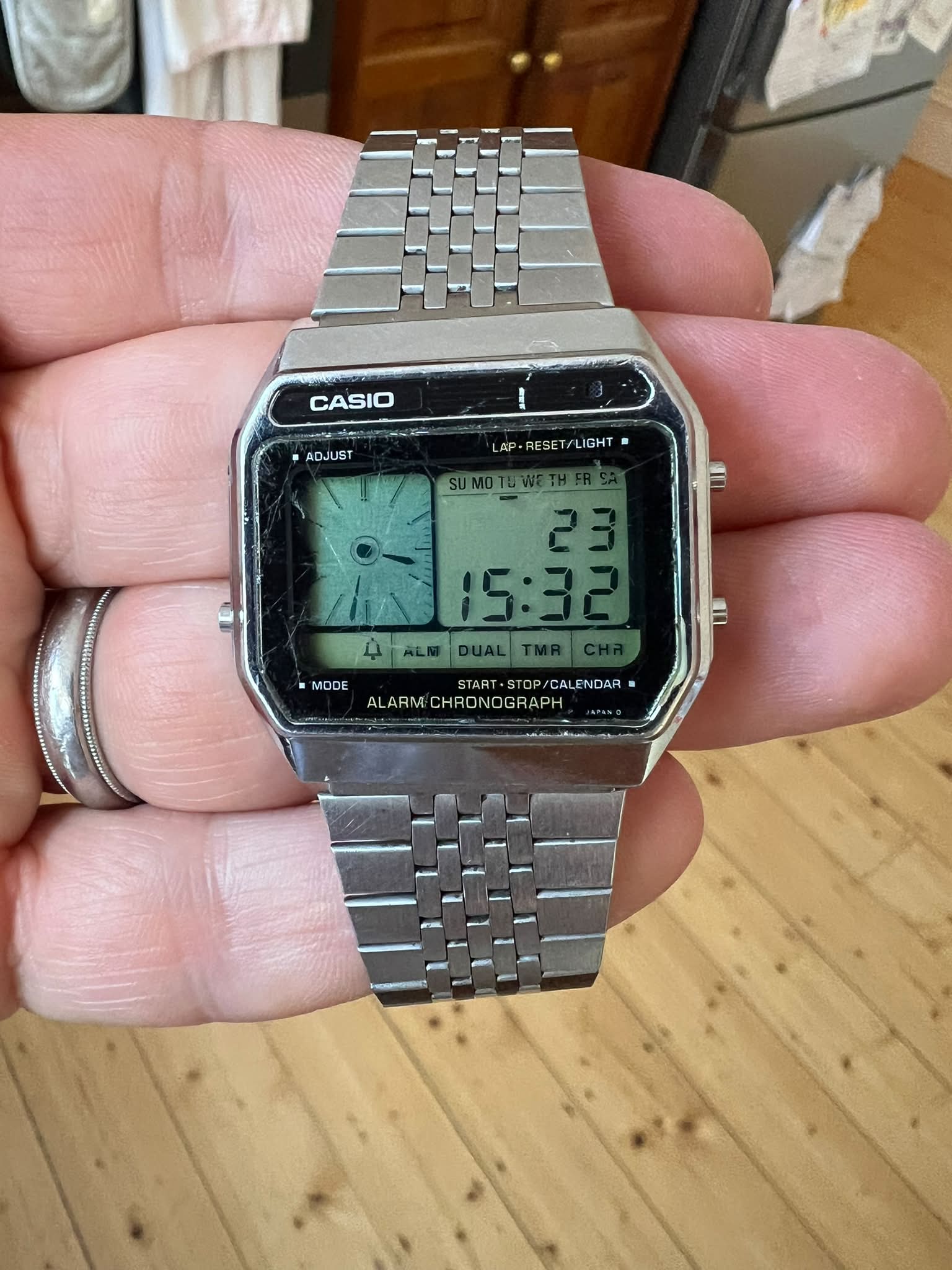 Casio AX-210 from 1982, with melody alarms. Cool or just nerdy?