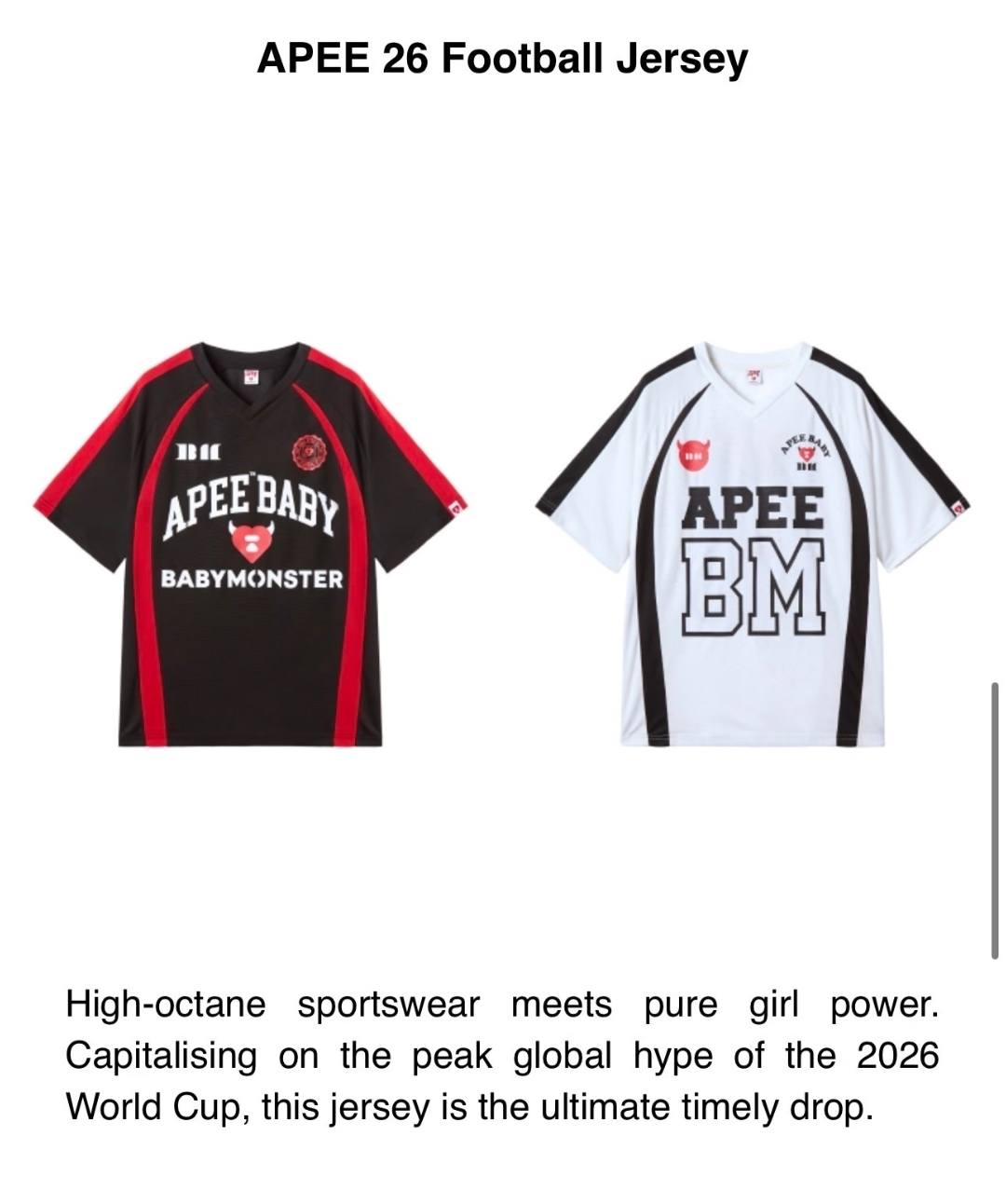 BM x Apee new selections BRAND AMBASSADON BABYMONSTER STER BAByM