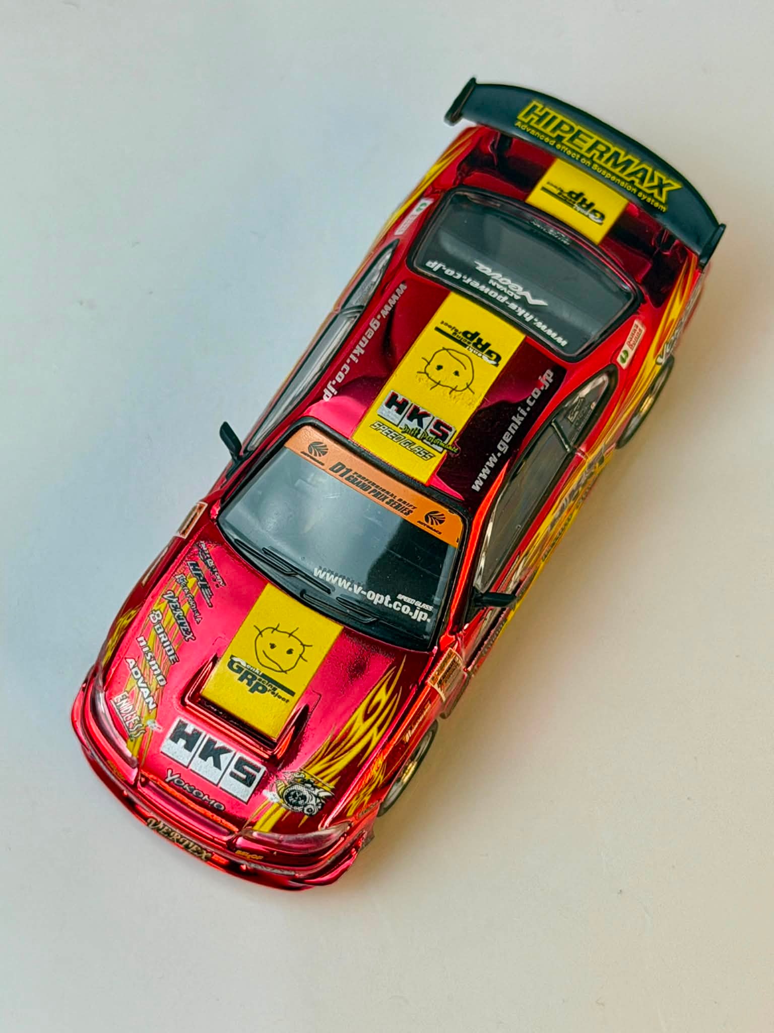 HKS Genki Racing Factory Nissan Silvia S15 diecast model