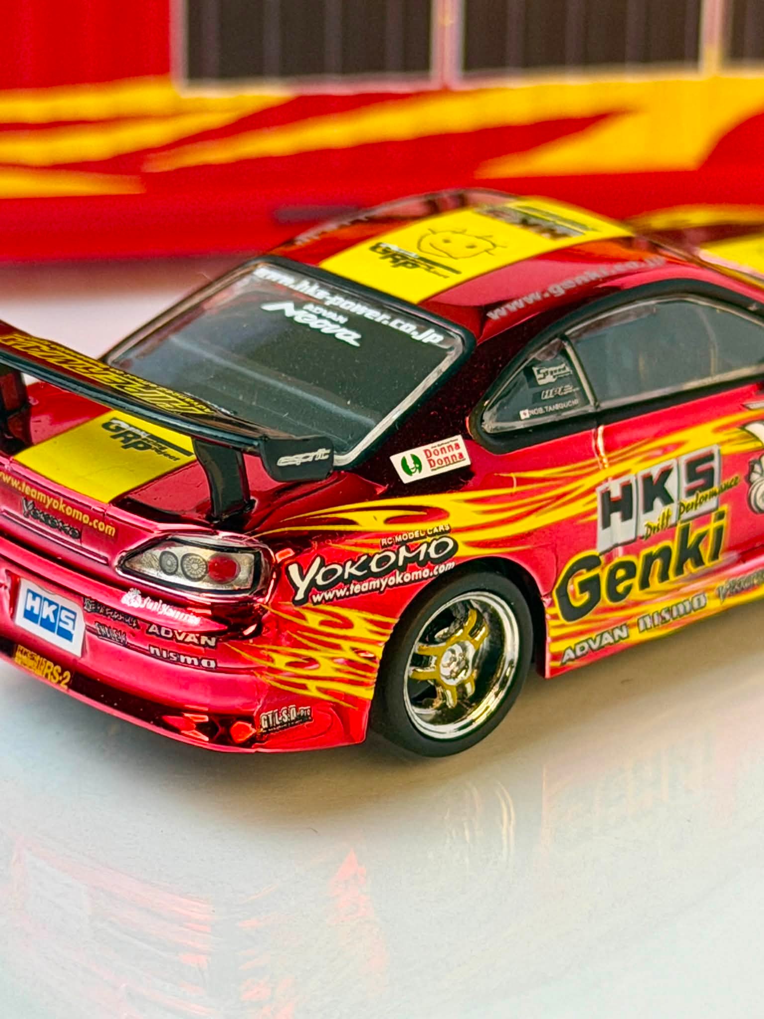 HKS Genki Racing Factory Nissan Silvia S15 diecast model