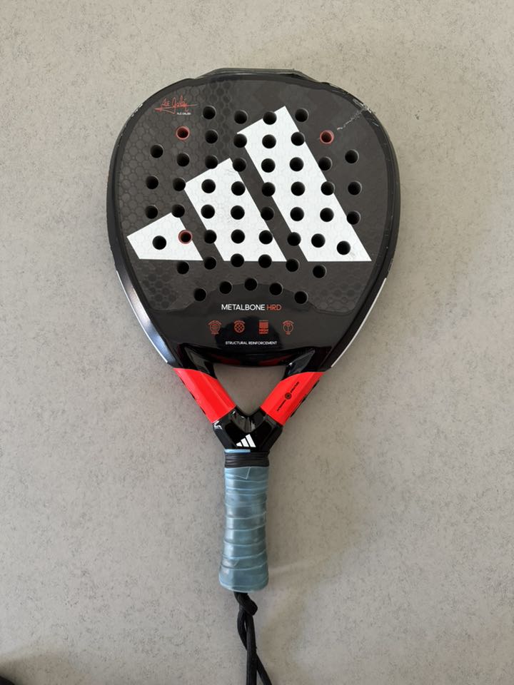 Padel Egypt | 2 used rackets 1 adidas metalbone 3.2 hrd small crack and ...